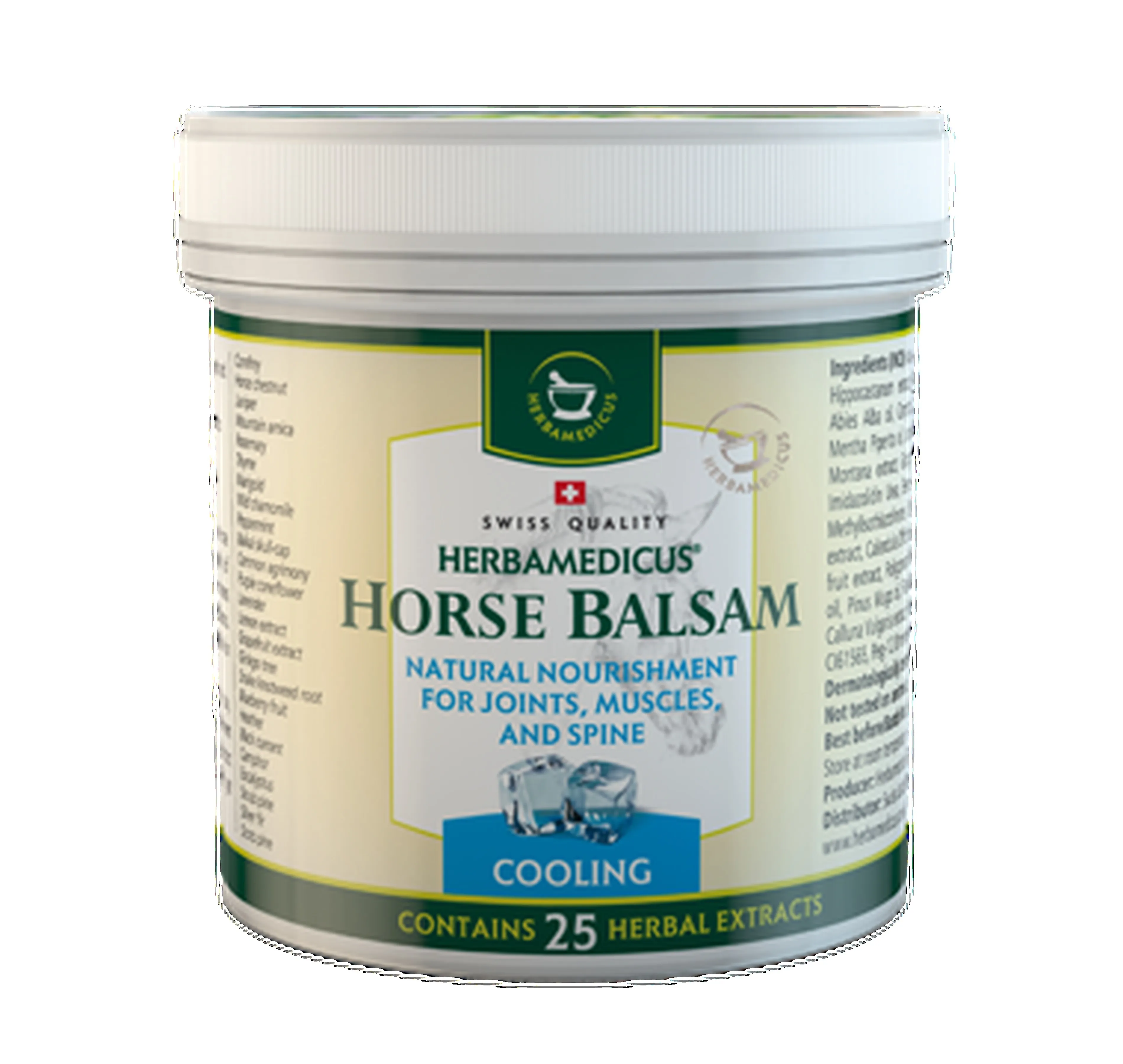 HERBAMEDICUS Horse balzam atvēsinošs 125 ml - Produkta attēls 