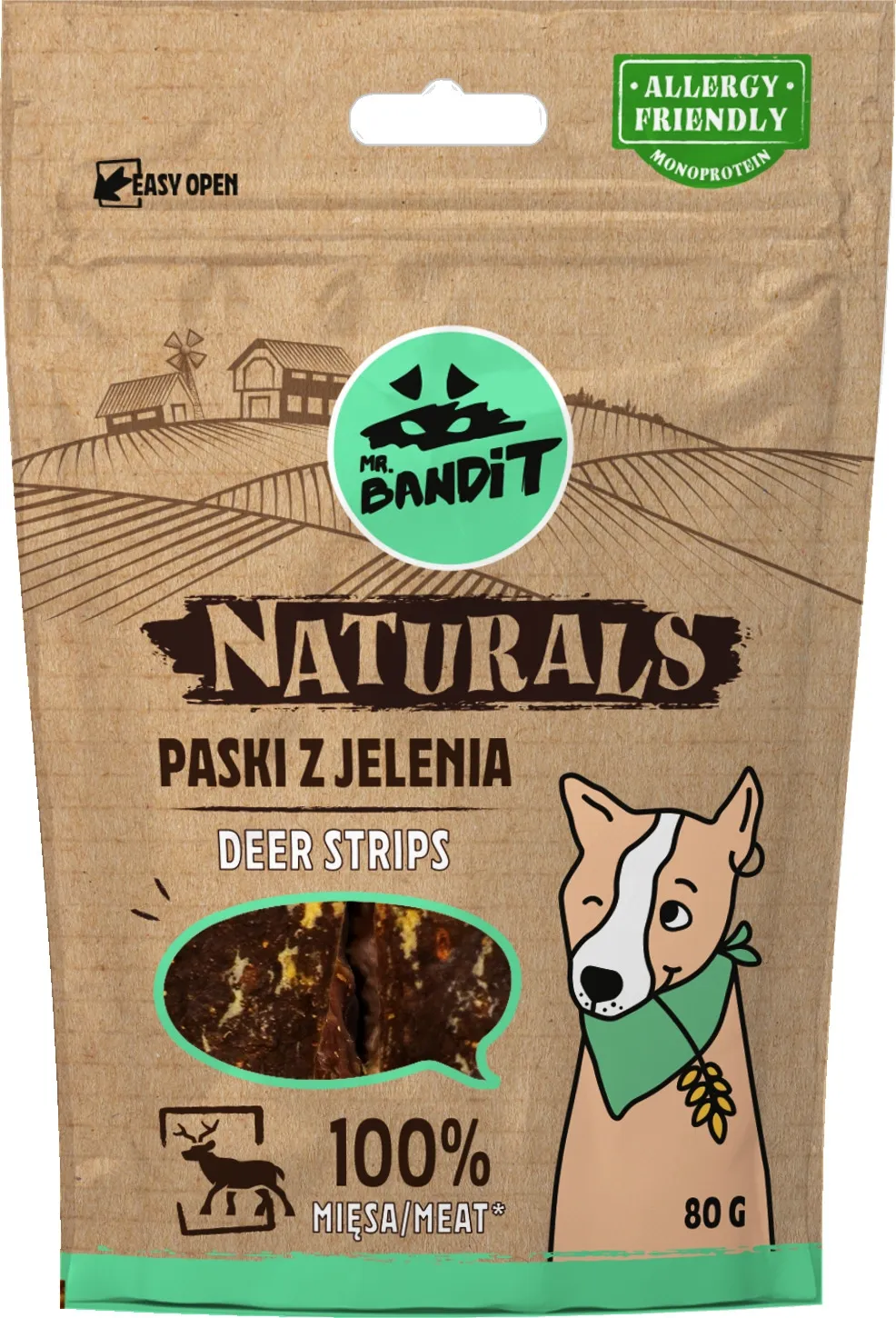 MR.BANDIT NATURALS BRIEŽA GAĻAS SLOKSNĪTES 80G - Produkta attēls 