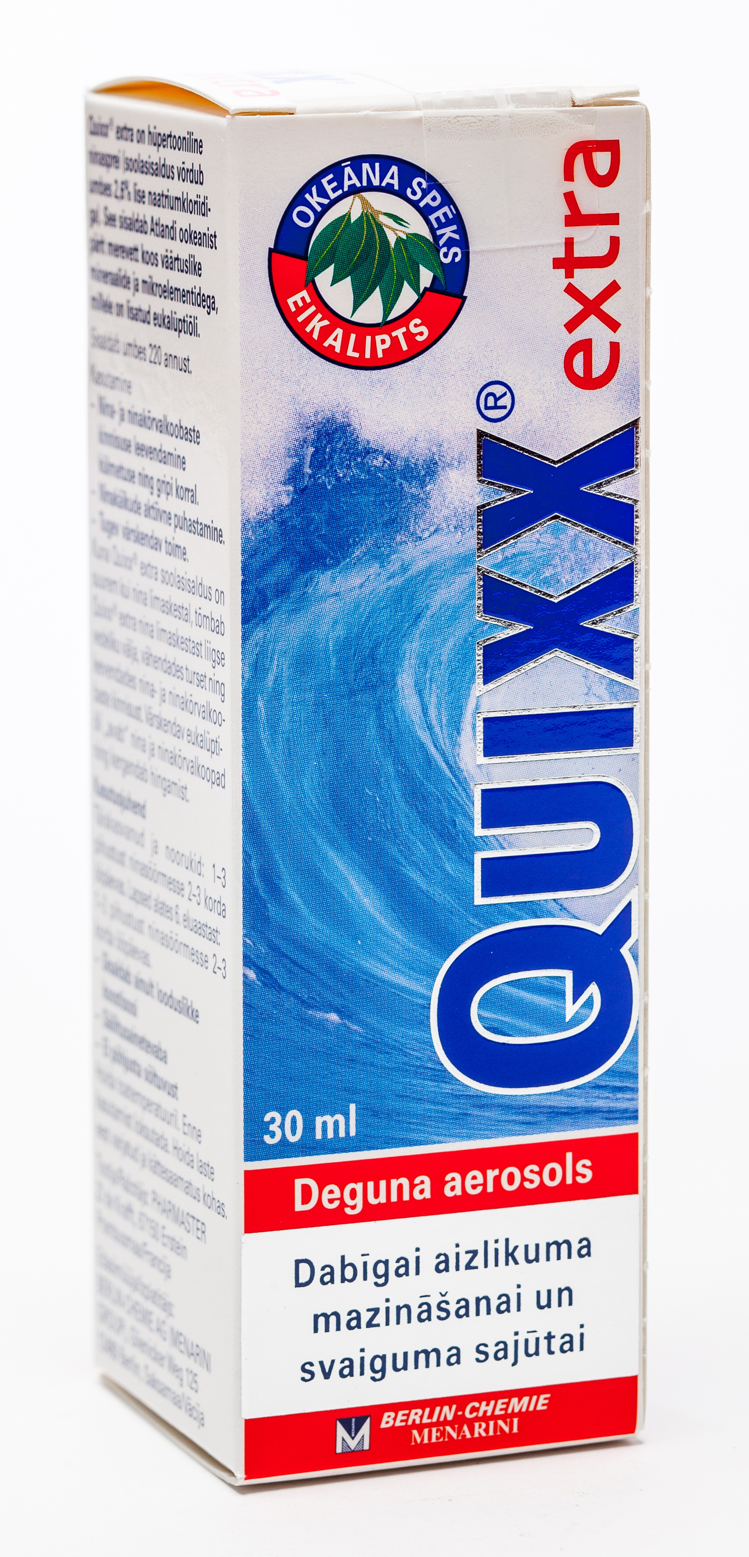 QUIXX Extra deguna aerosols, 30ml - Produkta attēls 