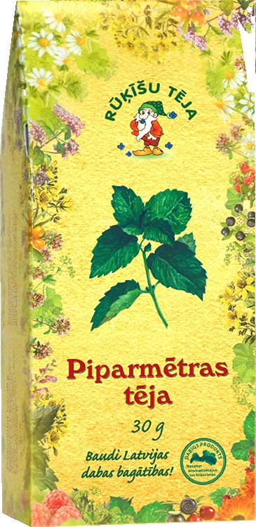 RŪĶĪŠU TĒJA PIPARMĒTRAS 30G - Produkta attēls 