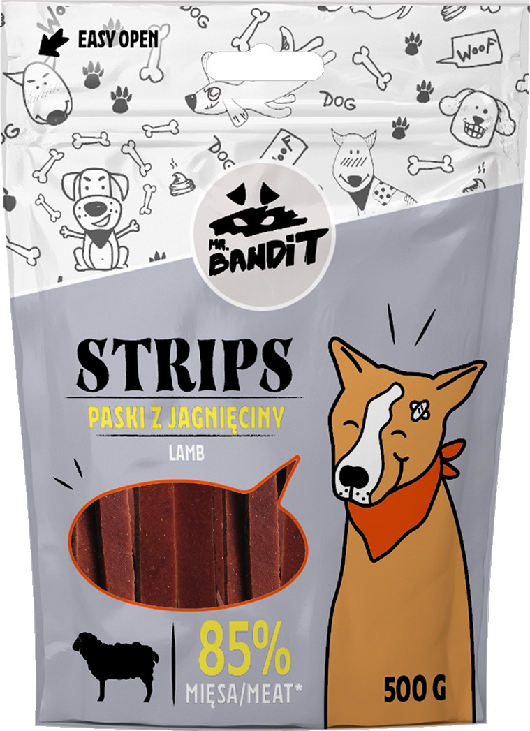 MR.BANDIT STRIPS JĒRA STRĒMELES 500G - Produkta attēls 