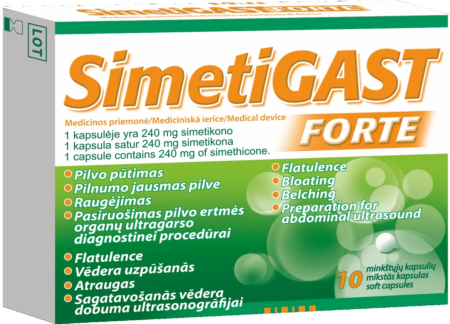 Simetigast Forte - Produkta attēls 