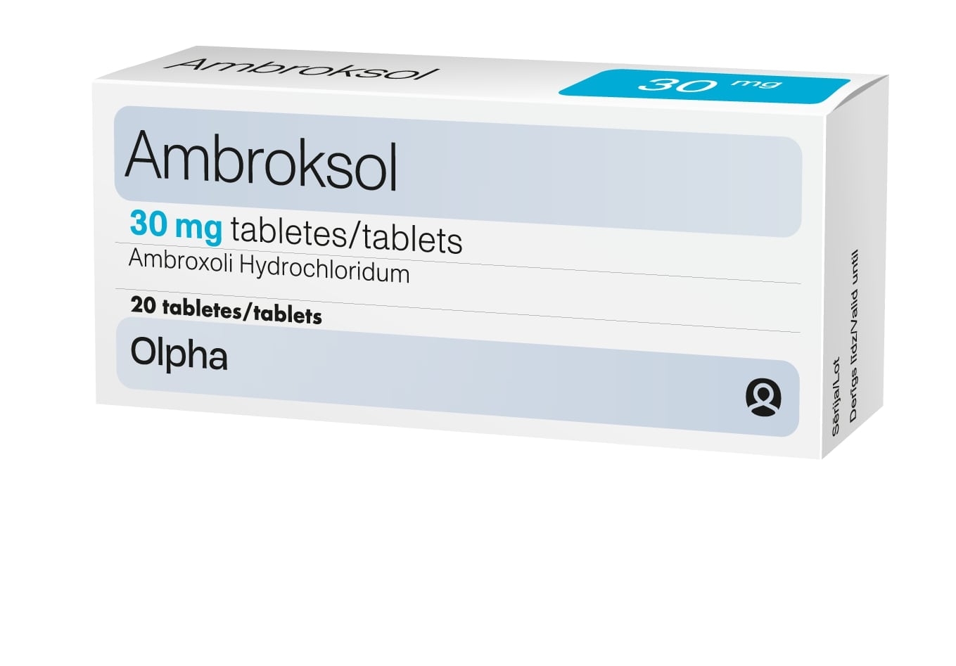 AMBROKSOL 30MG TABLETES N20 - Produkta attēls 