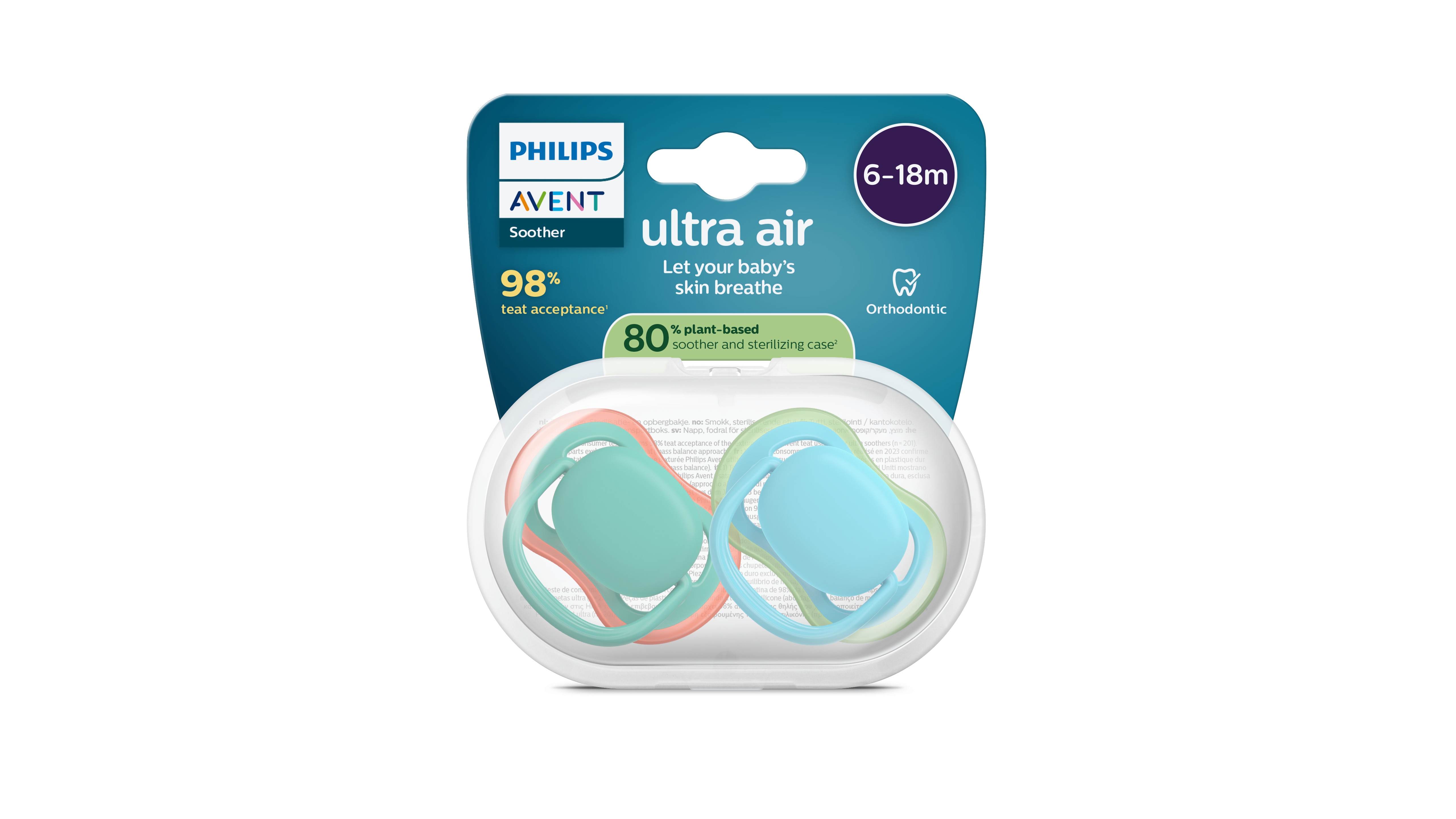 PHILIPS Avent māneklītis Ultra Air, 6-18M (2 gab) - Produkta attēls 