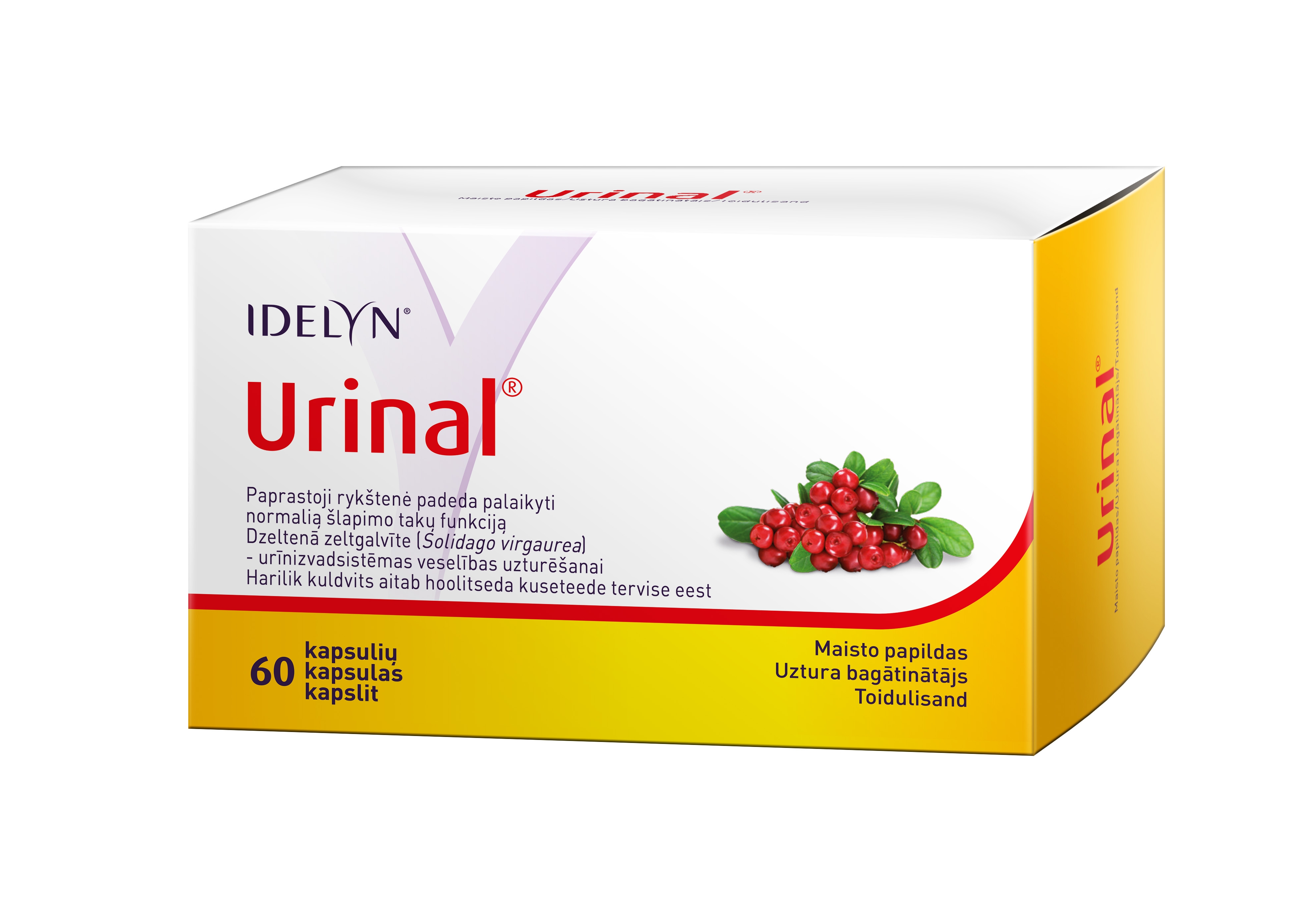 URINAL Idelyn kapsulas, 60 gab. - Produkta attēls 
