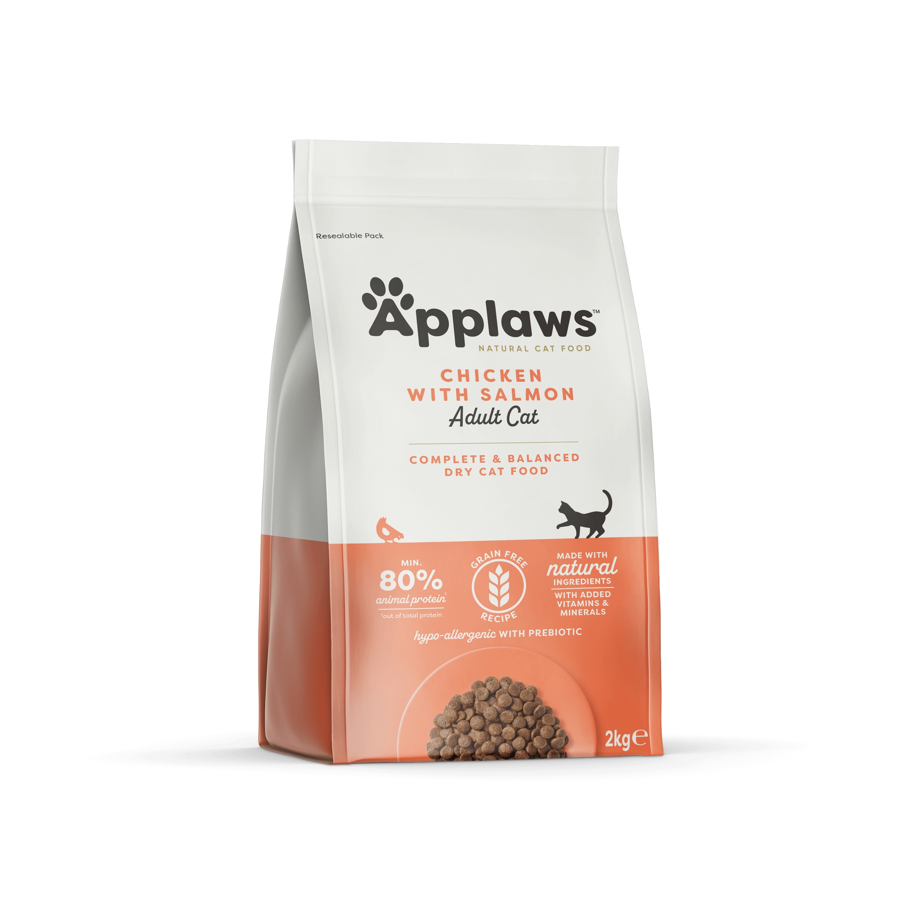 Applaws kaķu sausā barība vista/lasis 2kg - Produkta attēls 