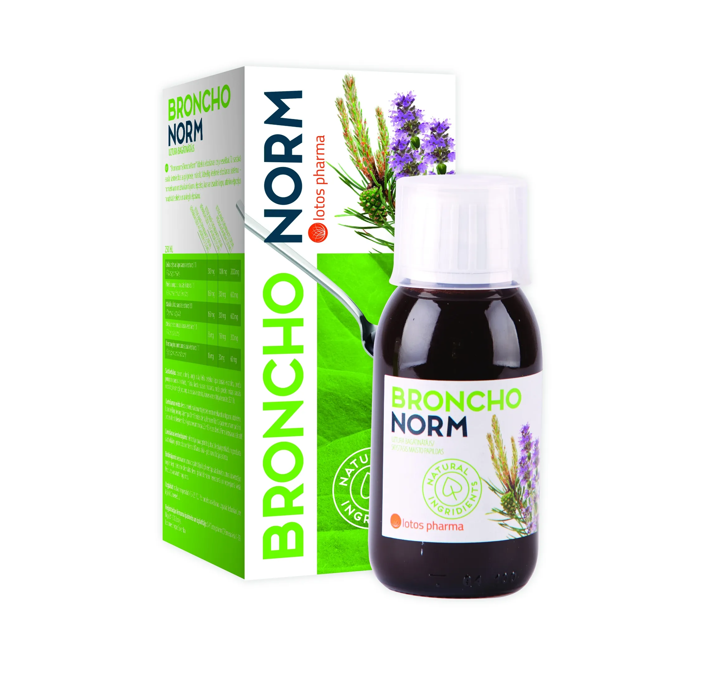 Bronchonorm balzāms, 250 ml - Produkta attēls 