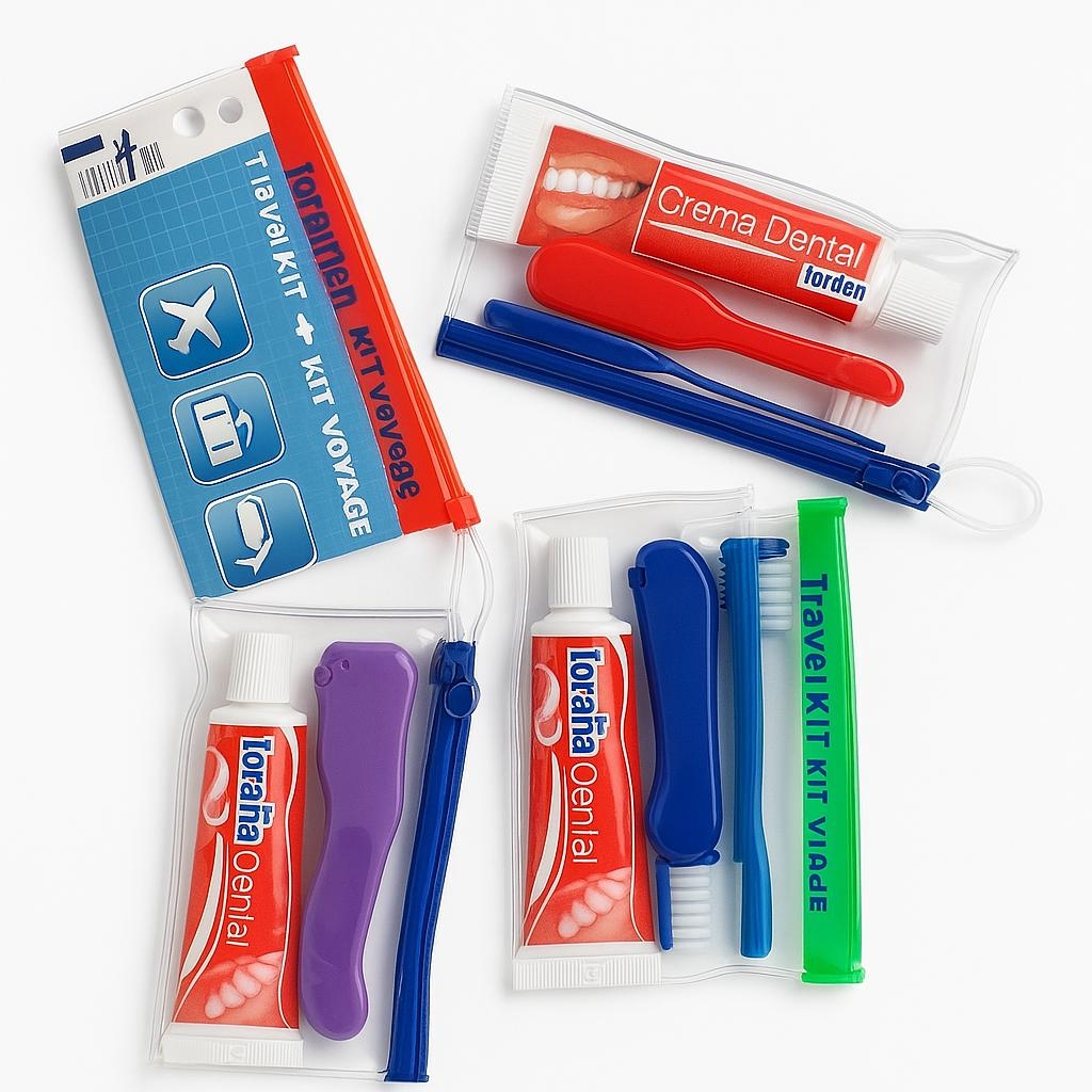 FORAMEN Travel Bag (zobu pasta 25 ml + zobu diegs 10 m + zobu birste); - Produkta attēls 