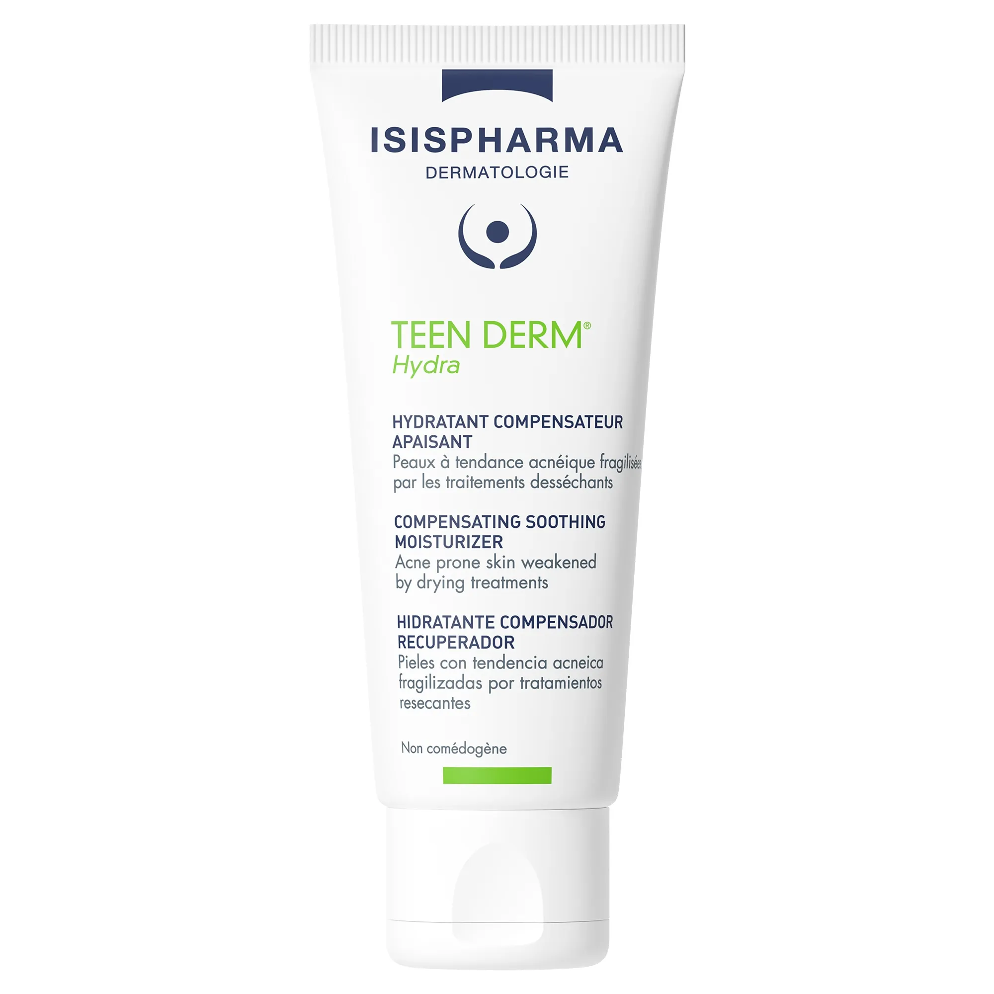 ISISPHARMA Teen Derm Hydra mitrinātājs izsausinātai aknes ādai, 40 ml - Produkta attēls 