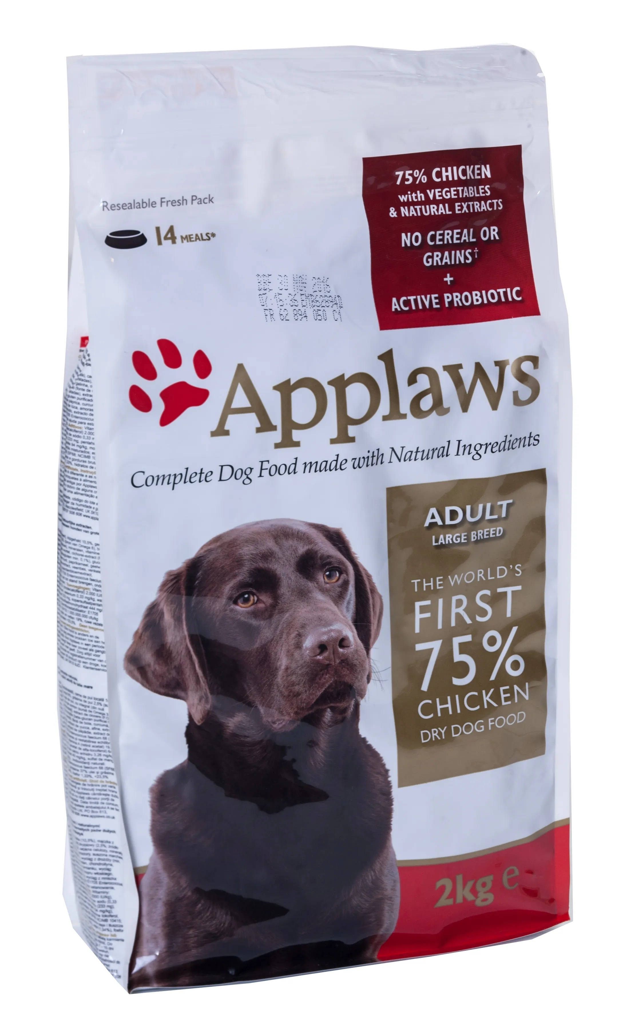 Applaws suņu sausā barība lielām šķirnēm vista 2kg - Produkta attēls 