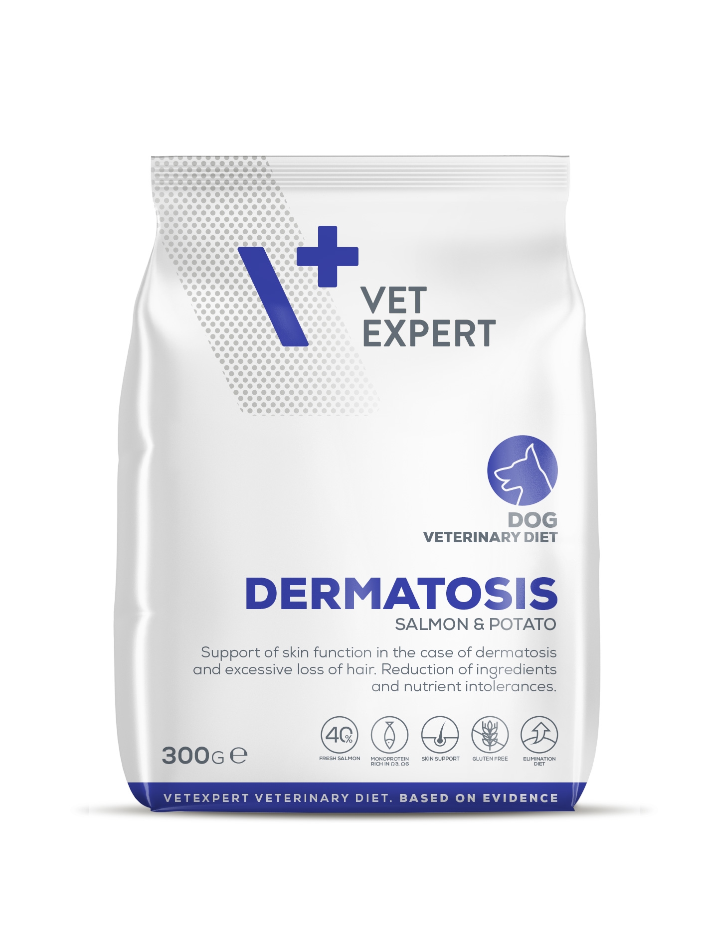 4T VD SUŅU DERMATOSIS SAUSĀ B AR LASI 300G - Produkta attēls 