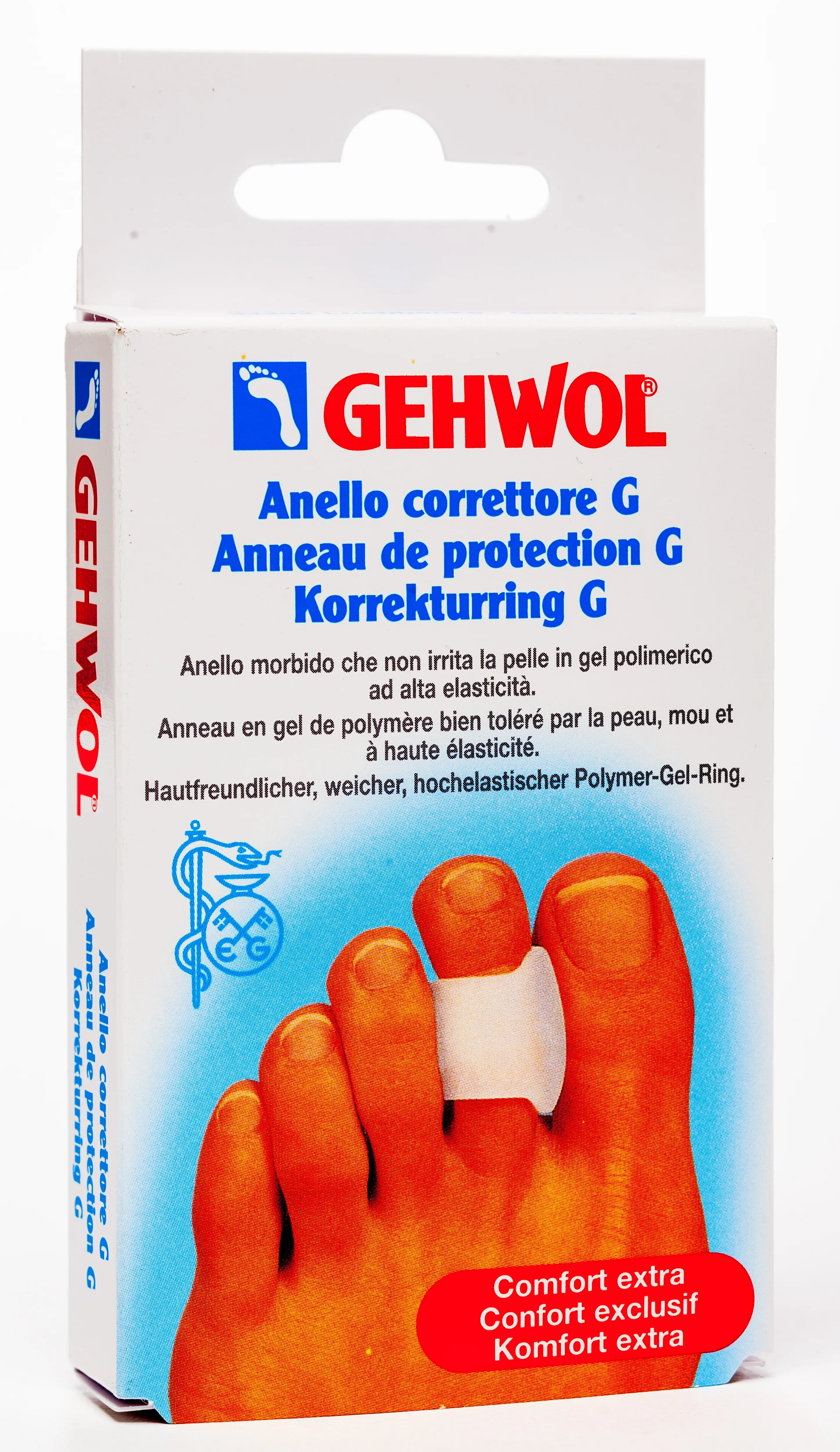 GEHWOL KORREKTURRING G N3 POLIMĒRA KORIĢ AIZSARGRIŅĶ 1026901 - Produkta attēls 