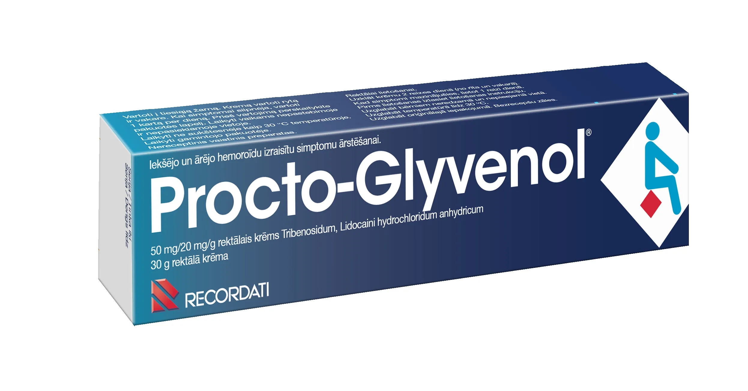 PROCTO-GLYVENOL rektālais krēms, 30 g. - Produkta attēls 