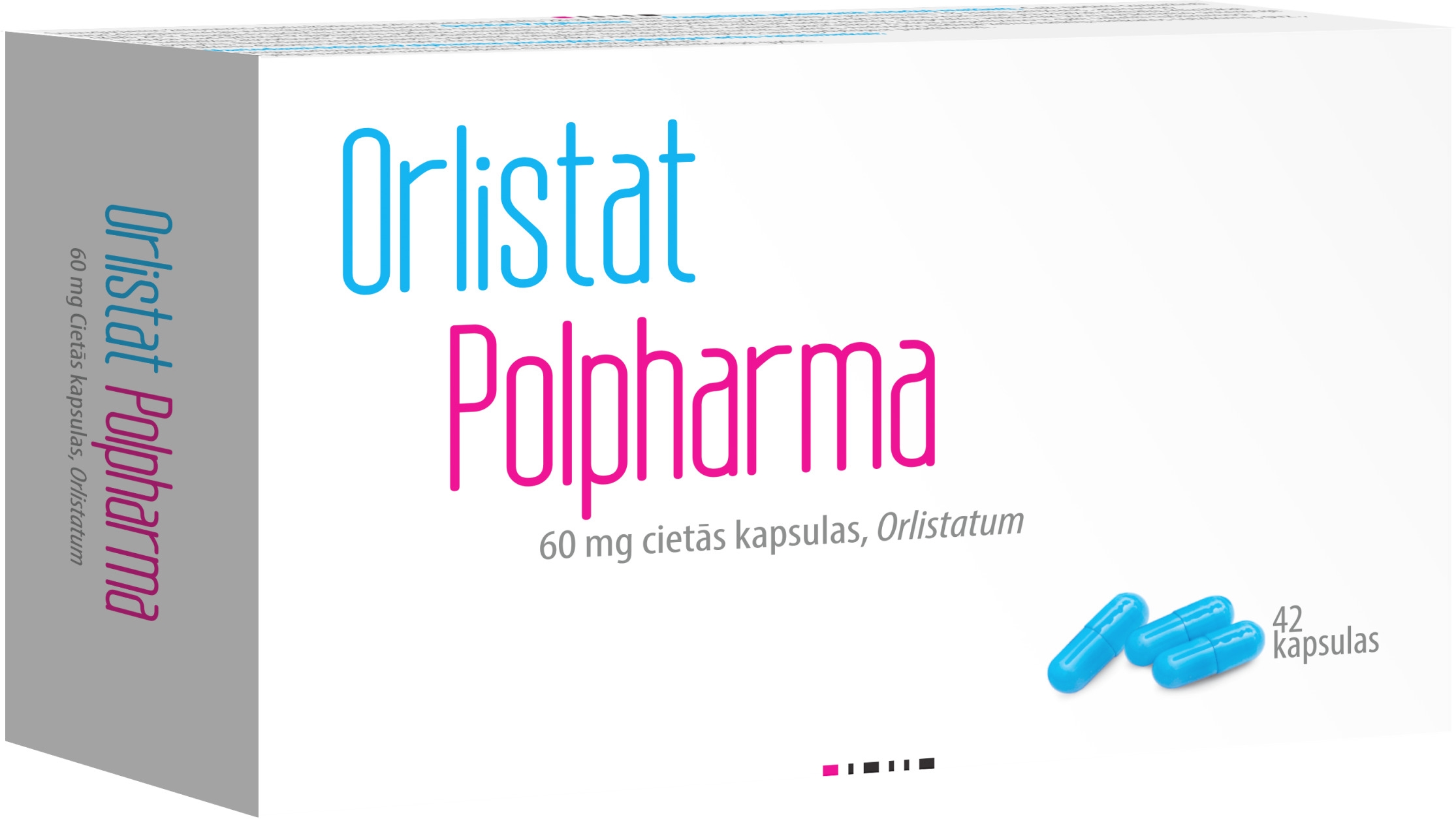 ORLISTAT POLPHARMA 60 mg kapsulas, 42 gab. - Produkta attēls 