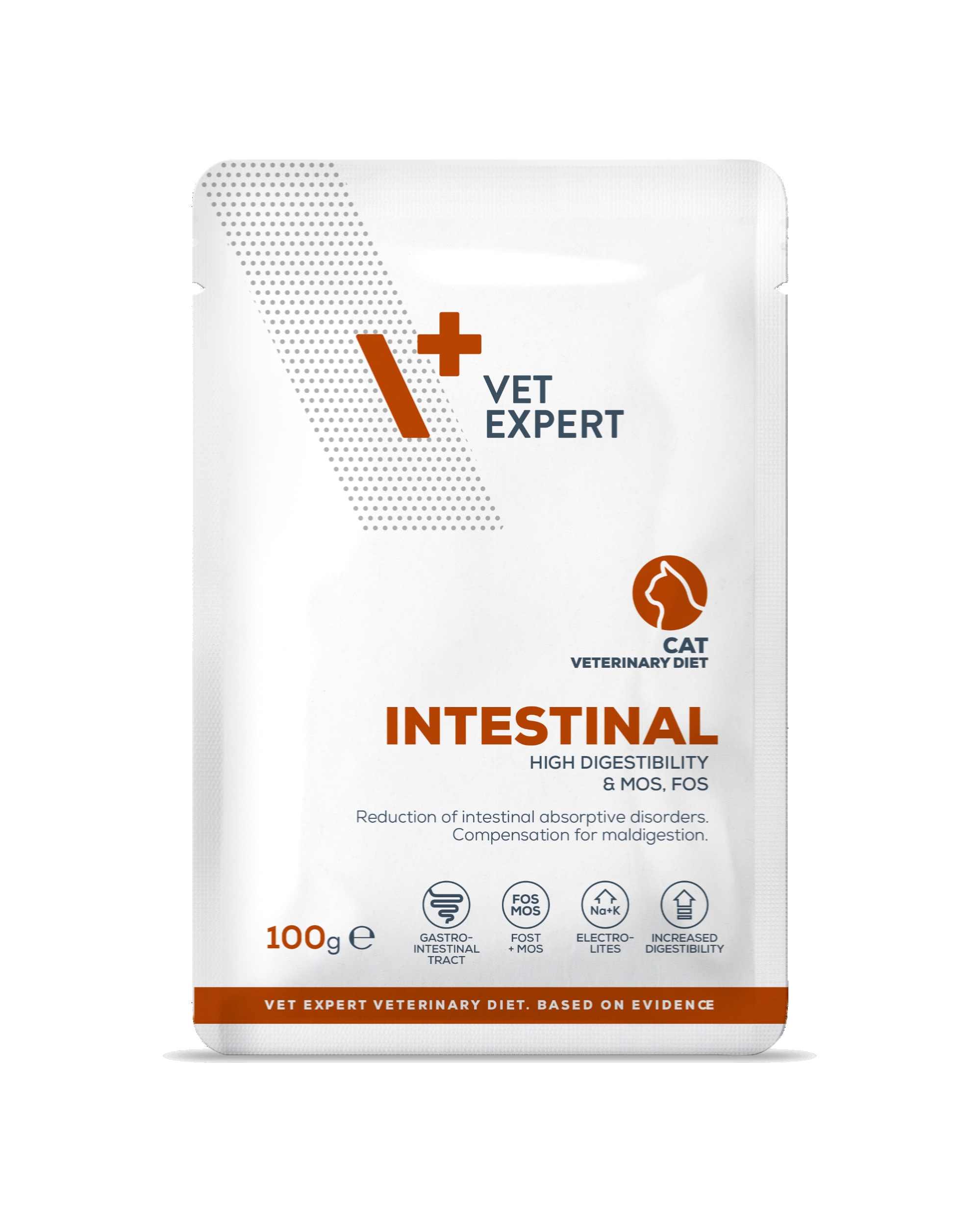 4T VD KAĶU INTESTINAL PAC 100G N12 LIELLOPS/VISTA - Produkta attēls 