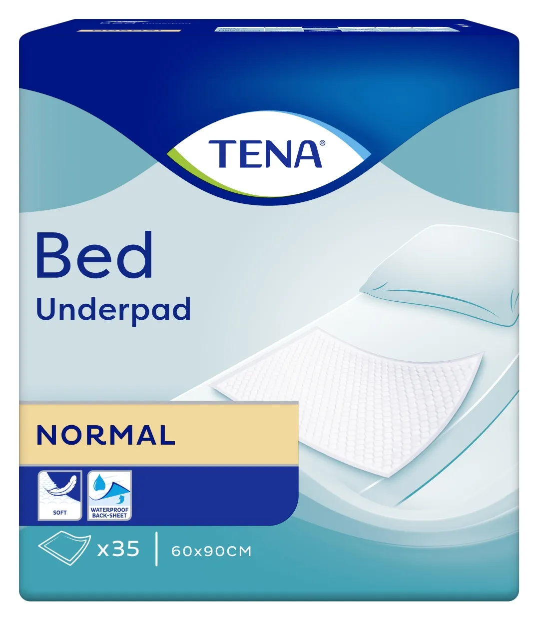 TENA Bed Normal paladziņi 60x90cm, 35 gab. - Produkta attēls 