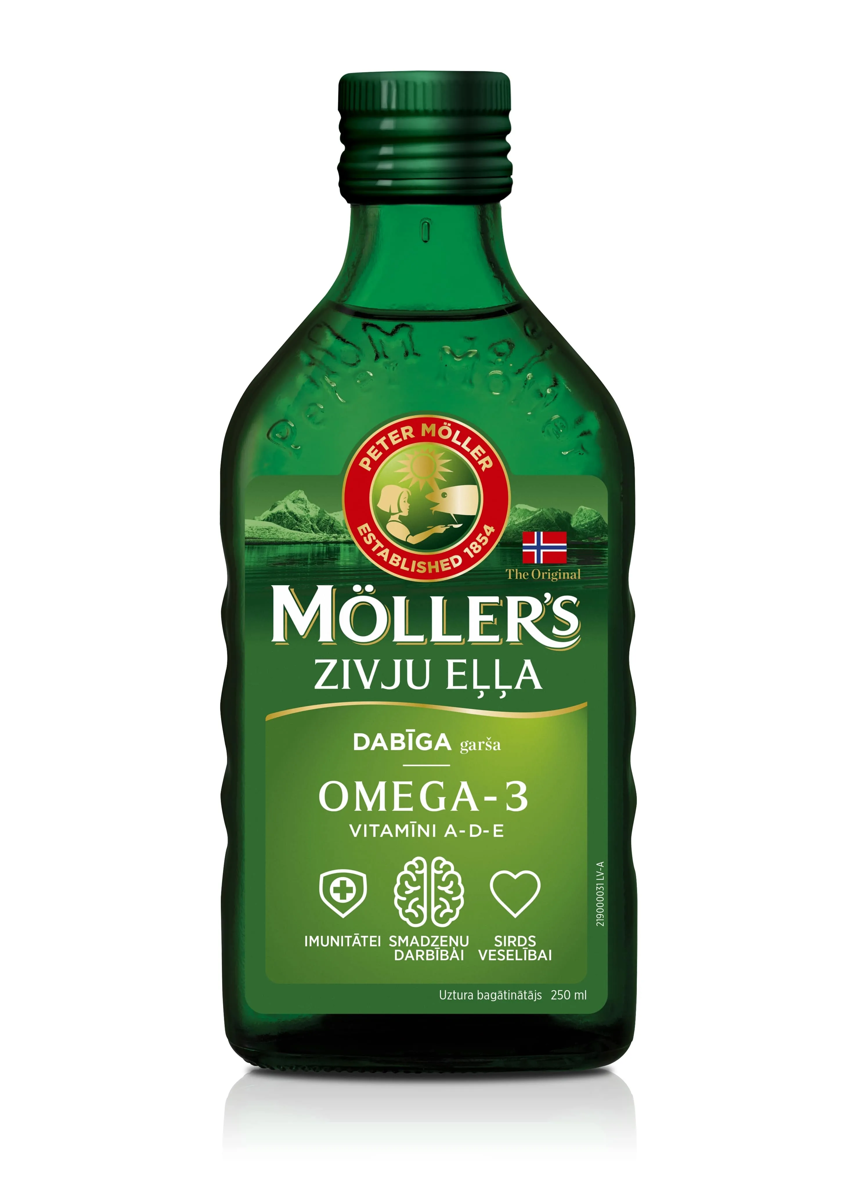 MOLLERS Zivju eļļa, 250ml - Produkta attēls 