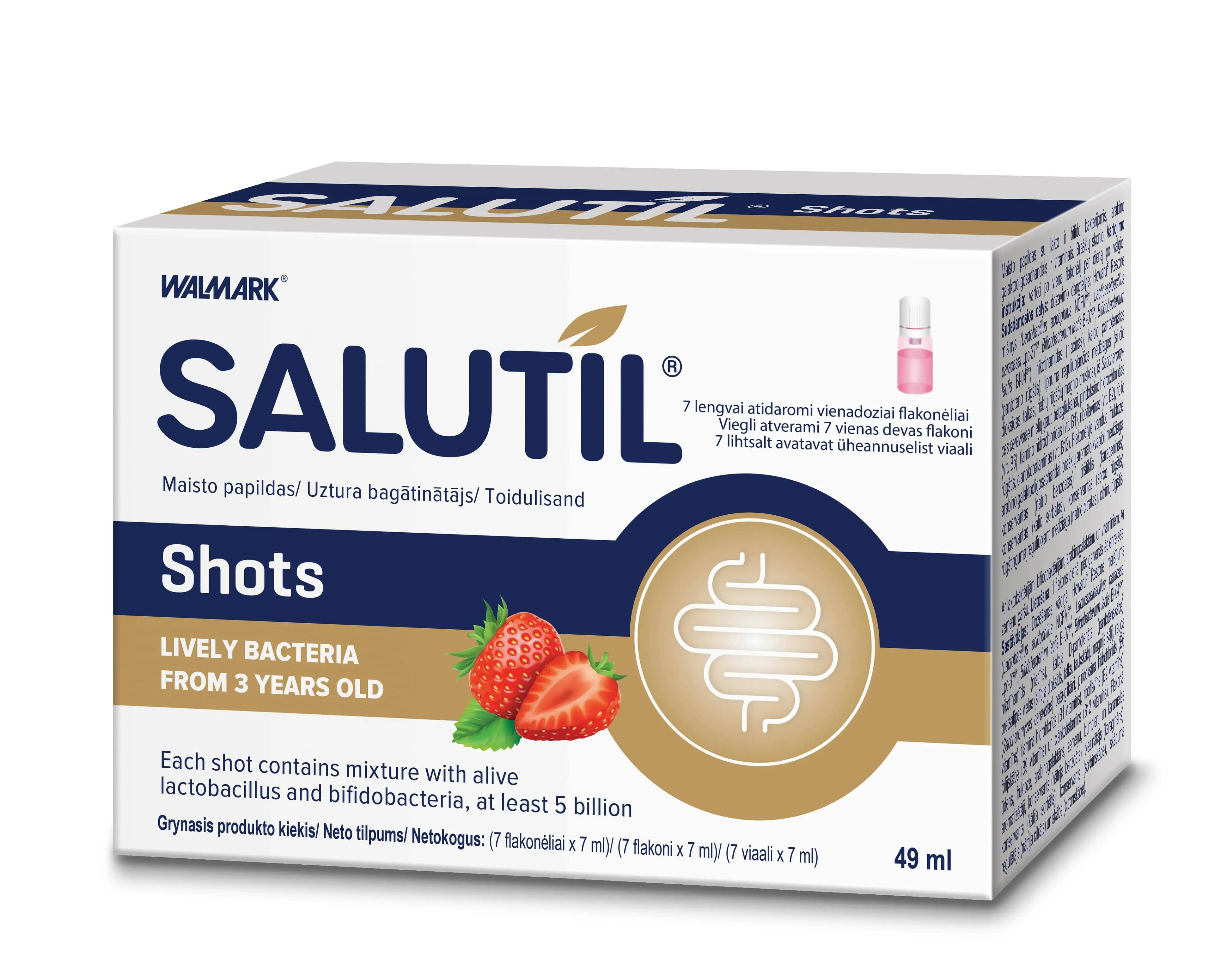 SALUTIL Shots 7ml, 7 gab. - Produkta attēls 