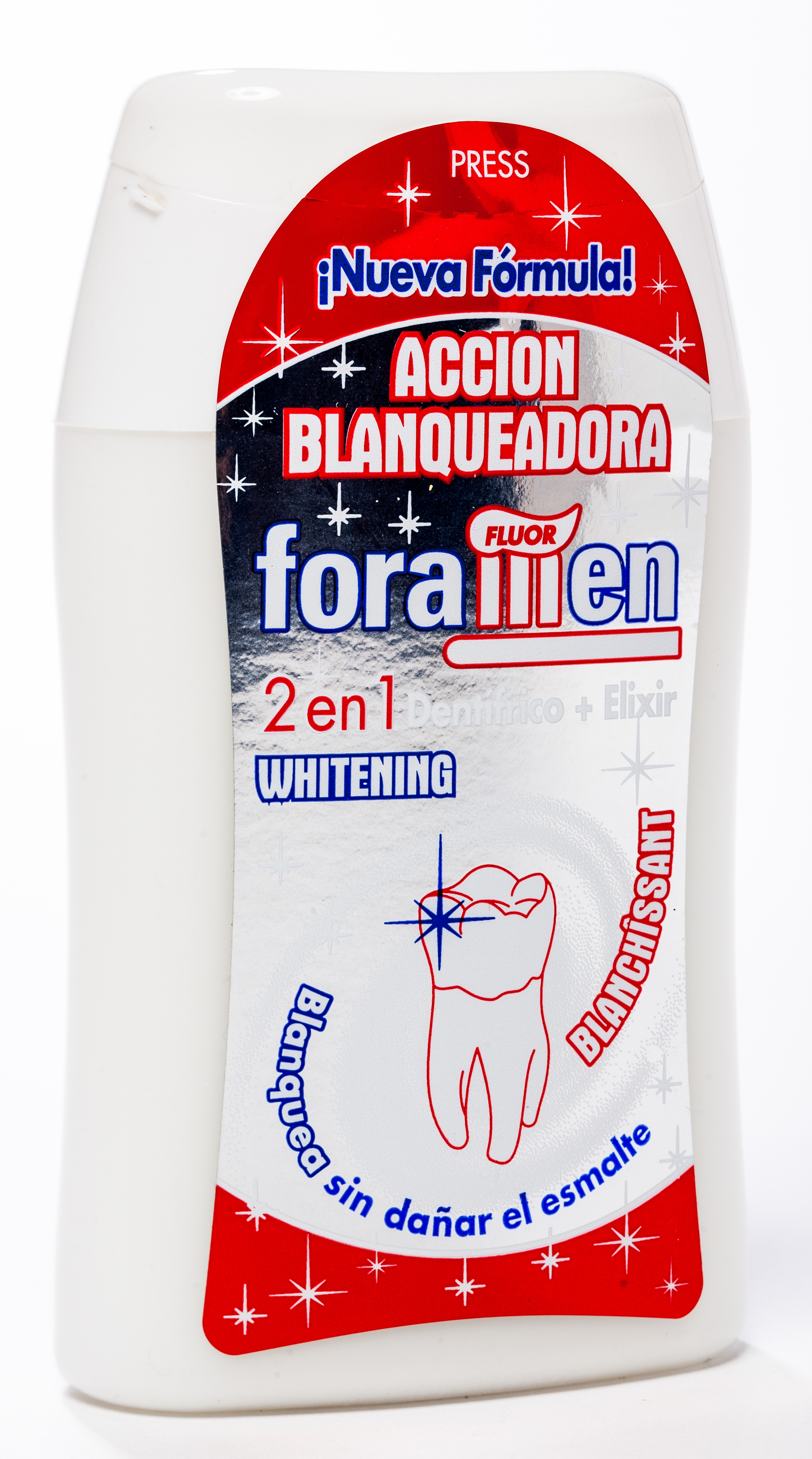 FORAMEN 2IN1 TOOTHPAST+MOUTHWASH 100ML 307 (WHITE TEETH) - Produkta attēls 