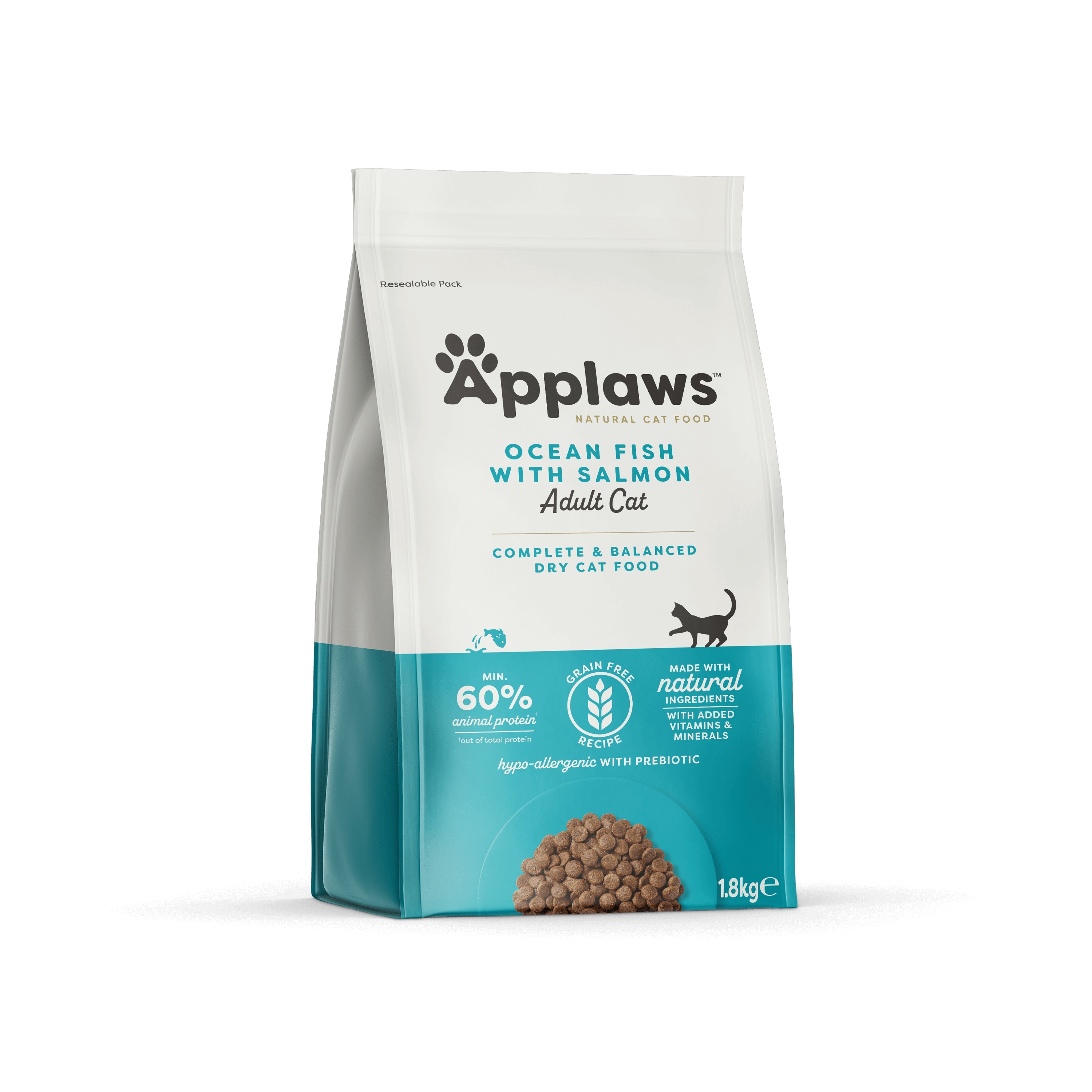Applaws kaķu sausā barība ok.zivs/lasis 1,8kg - Produkta attēls 