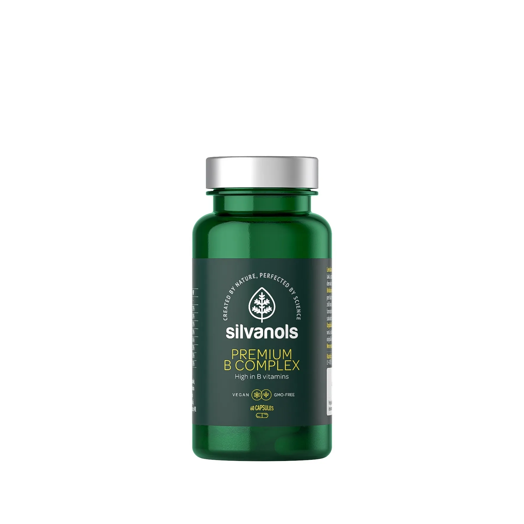 SILVANOLS Premium B Complex kapsulas, 60 gab. - Produkta attēls 