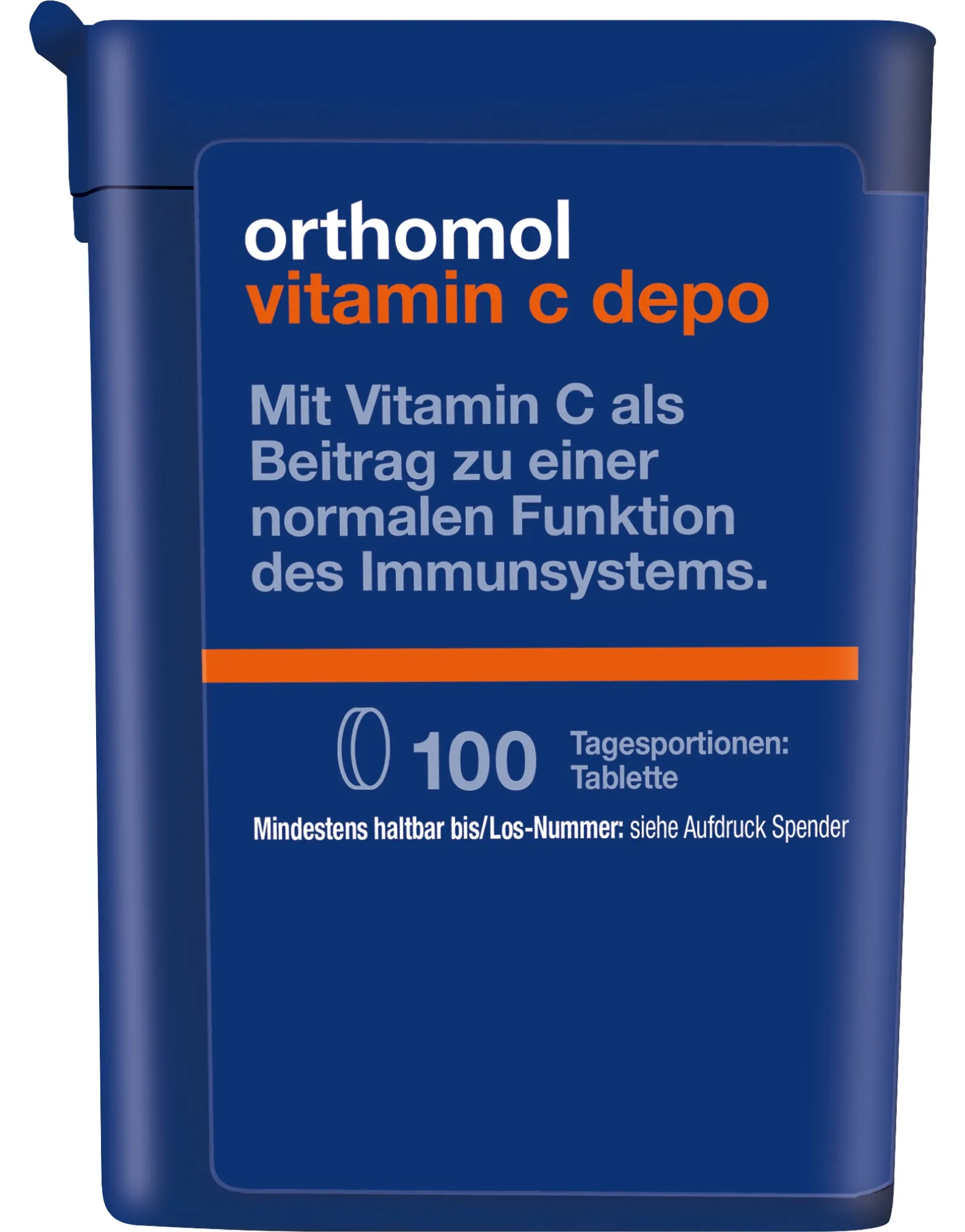 ORTHOMOL Vit C Depo tabletes, 100 gab - Produkta attēls 