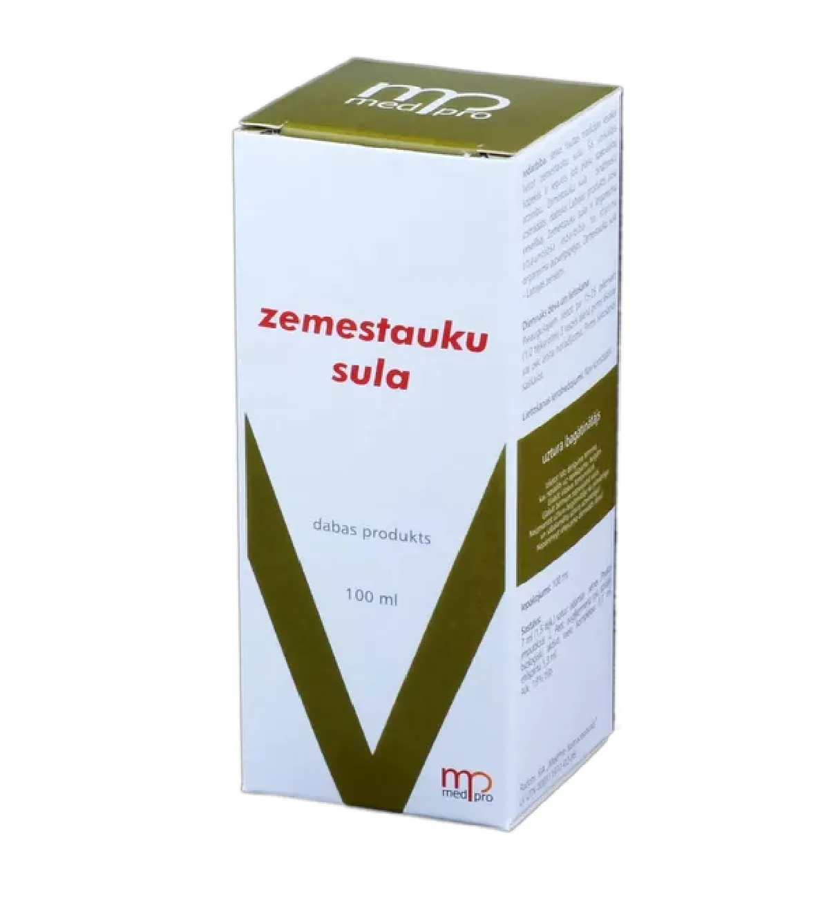 MEDPRO ZEMESTAUKU SULA 100ML - Produkta attēls 
