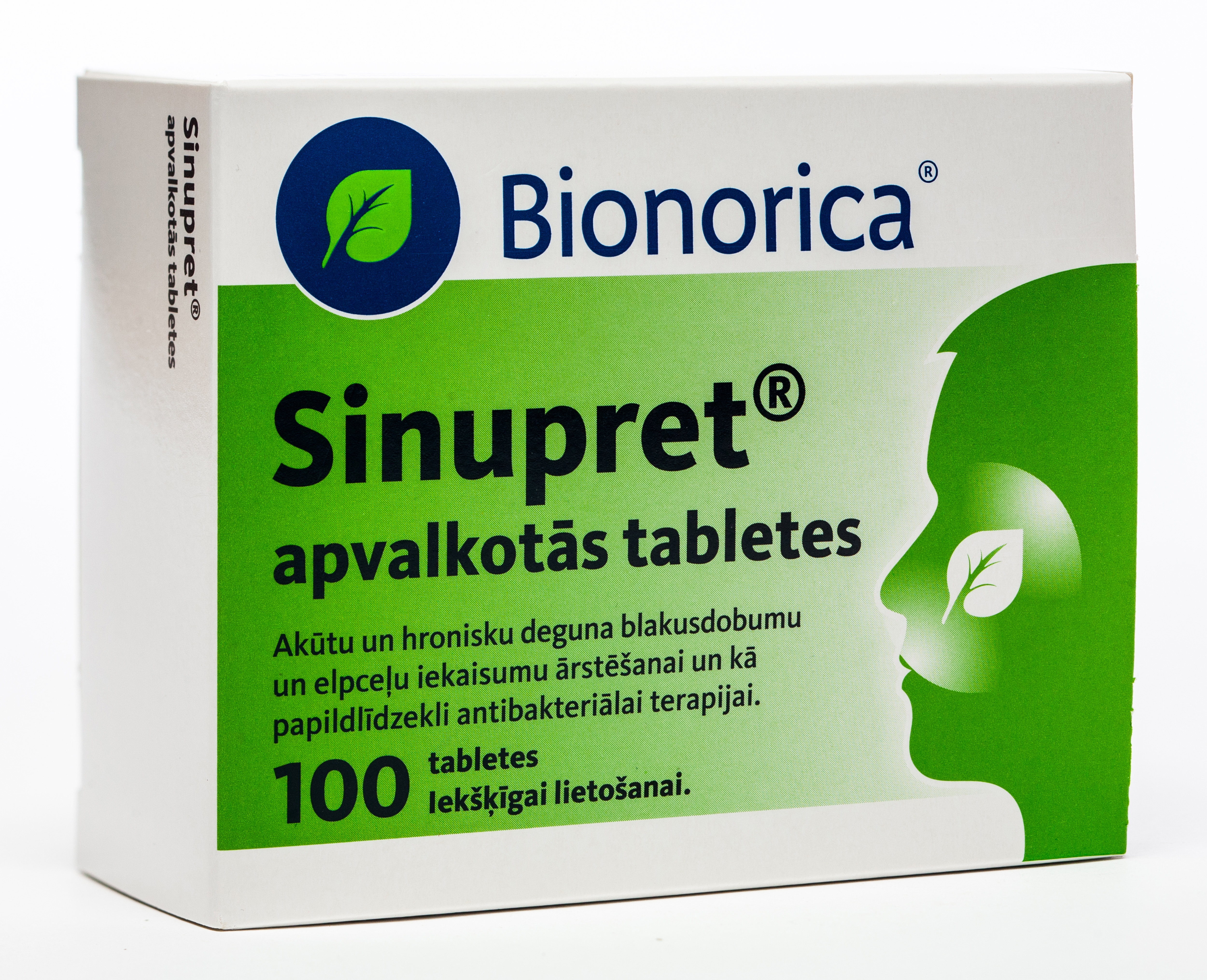 SINUPRET® apvalkotās tabletes, 100 gab - Produkta attēls 