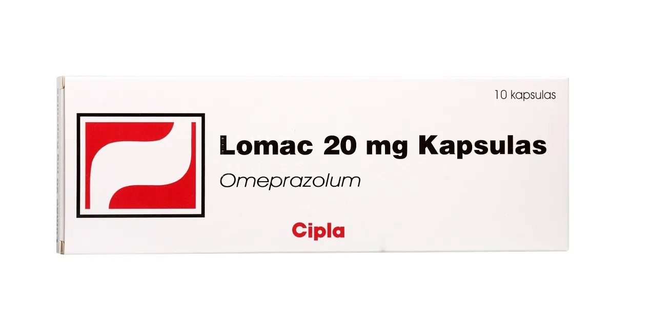 LOMAC 20MG KAPSULAS N10 - Produkta attēls 