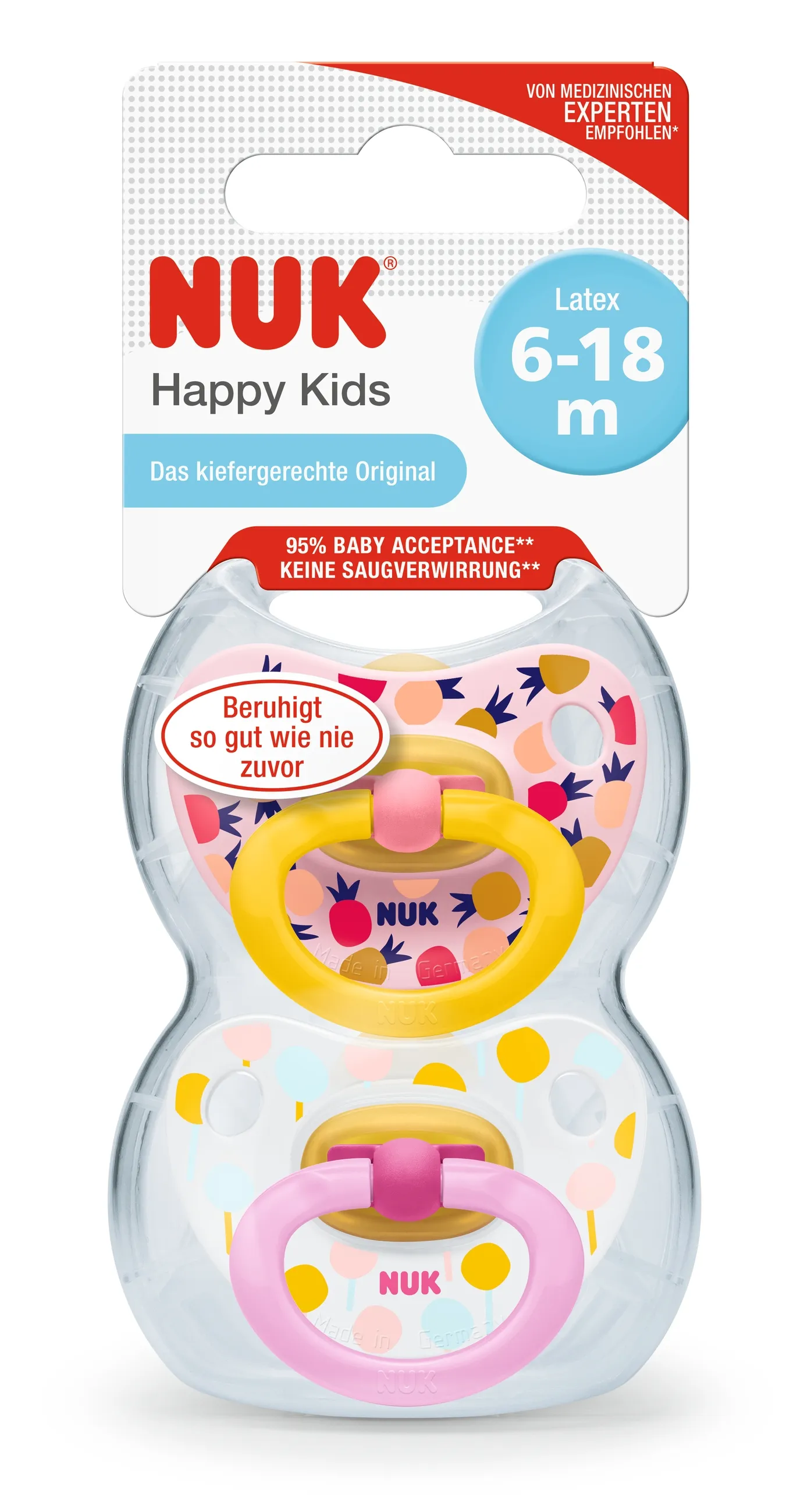 NUK Star 2LA māneklītis (6 - 18 mēn.), 2 gab - Produkta attēls 