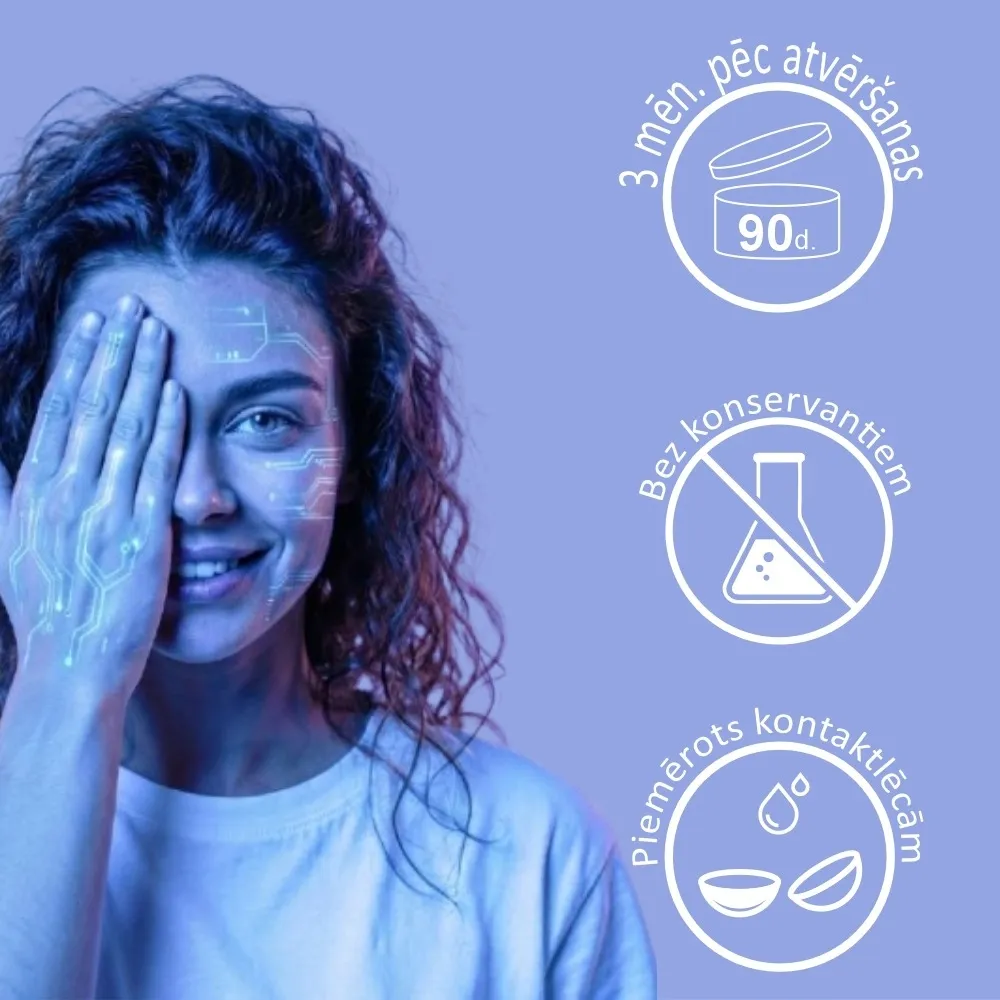 STARAZOLIN BlueLight Protect Sterili, mitrinoši acu pilieni, 10 ml - Produkta attēls 4