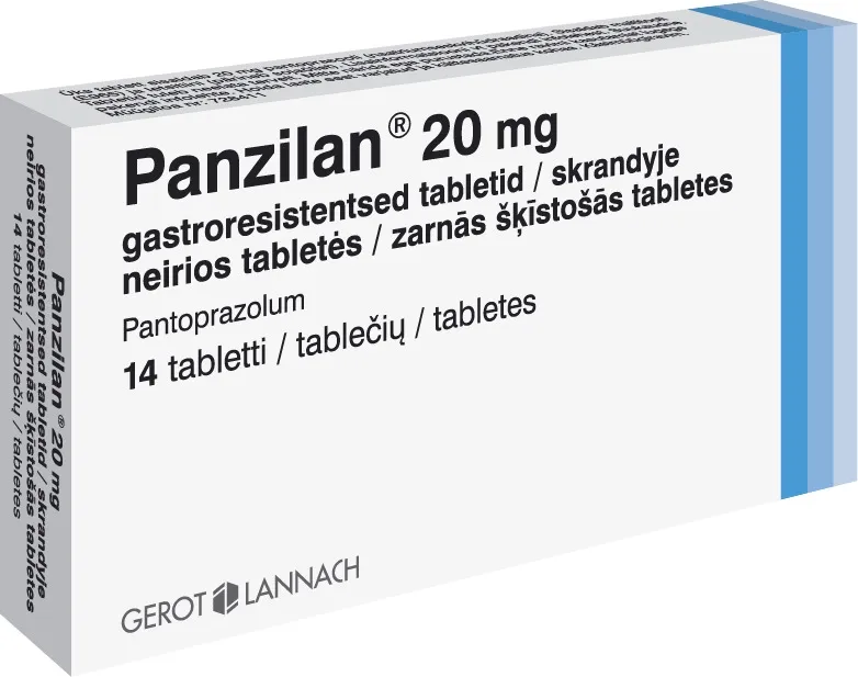 PANZILAN 20 mg tabletes, 14 gab. - Produkta attēls 