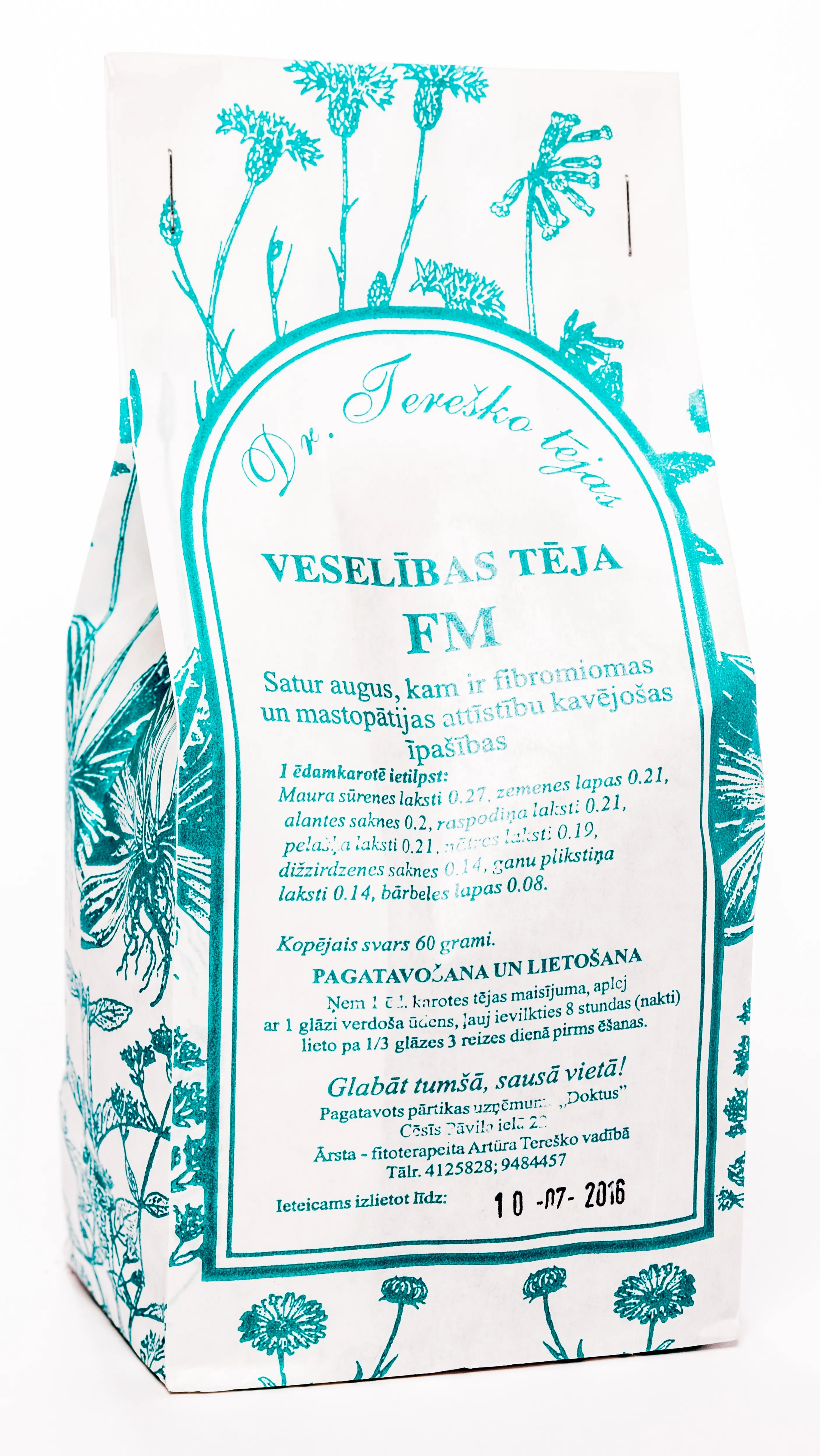 TEREŠKO tēja FM, 60 g. - Produkta attēls 
