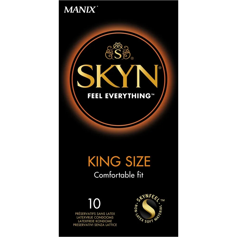 LIFESTYLES Manix Skyn King Size prezervatīvi, 10 gab. - Produkta attēls 