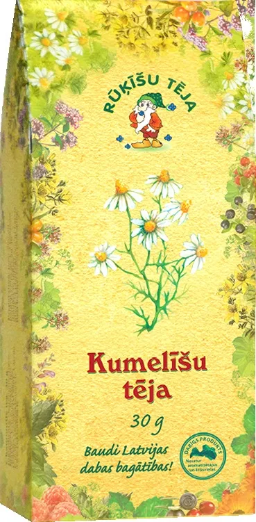 RŪĶĪŠU TĒJA KUMELĪŠU 30G - Produkta attēls 