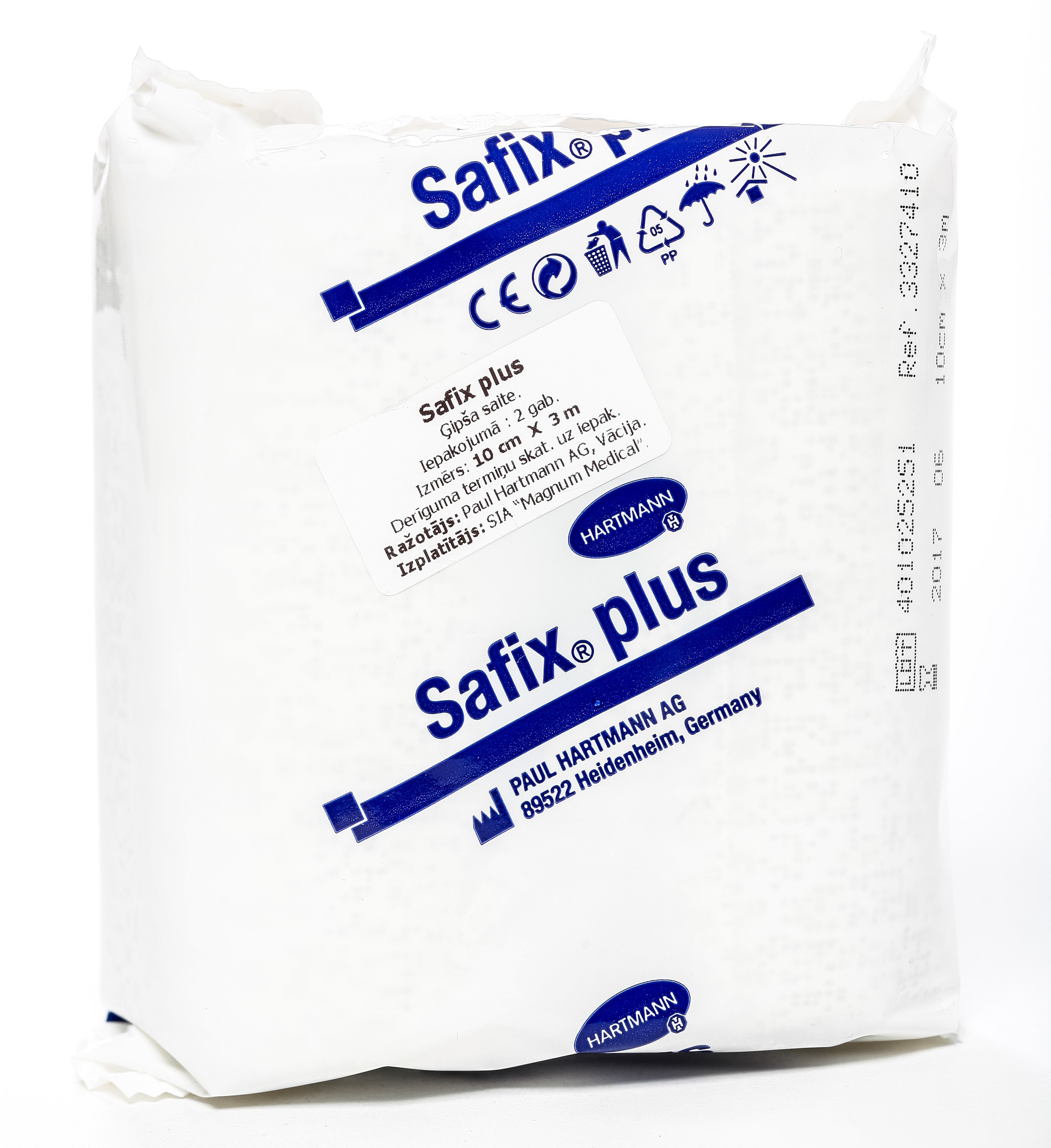 SAFIX Plus ģipša saite (10 cm x 3 m), 2 gab - Produkta attēls 