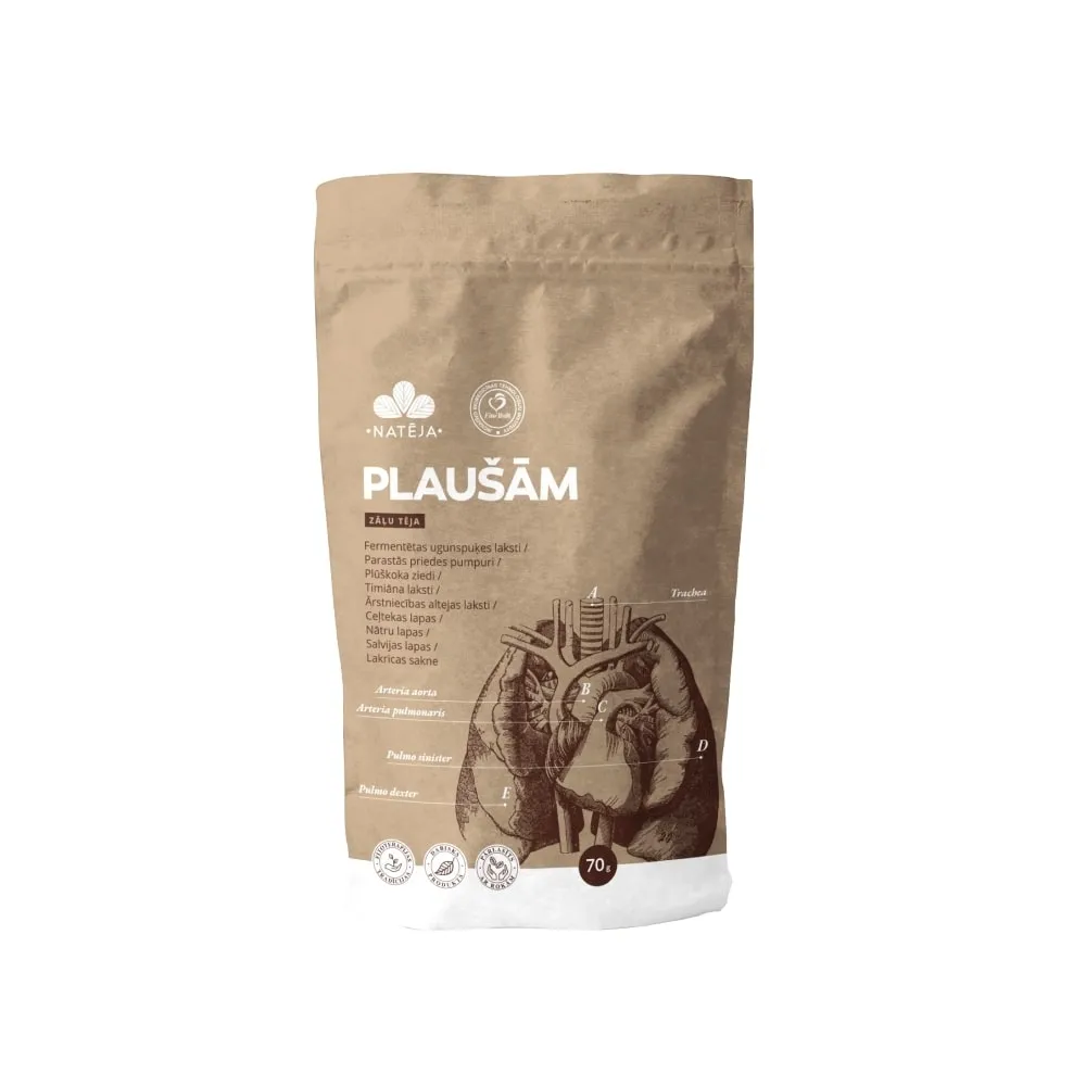 NATĒJA tēja plaušām, 70 g - Produkta attēls 