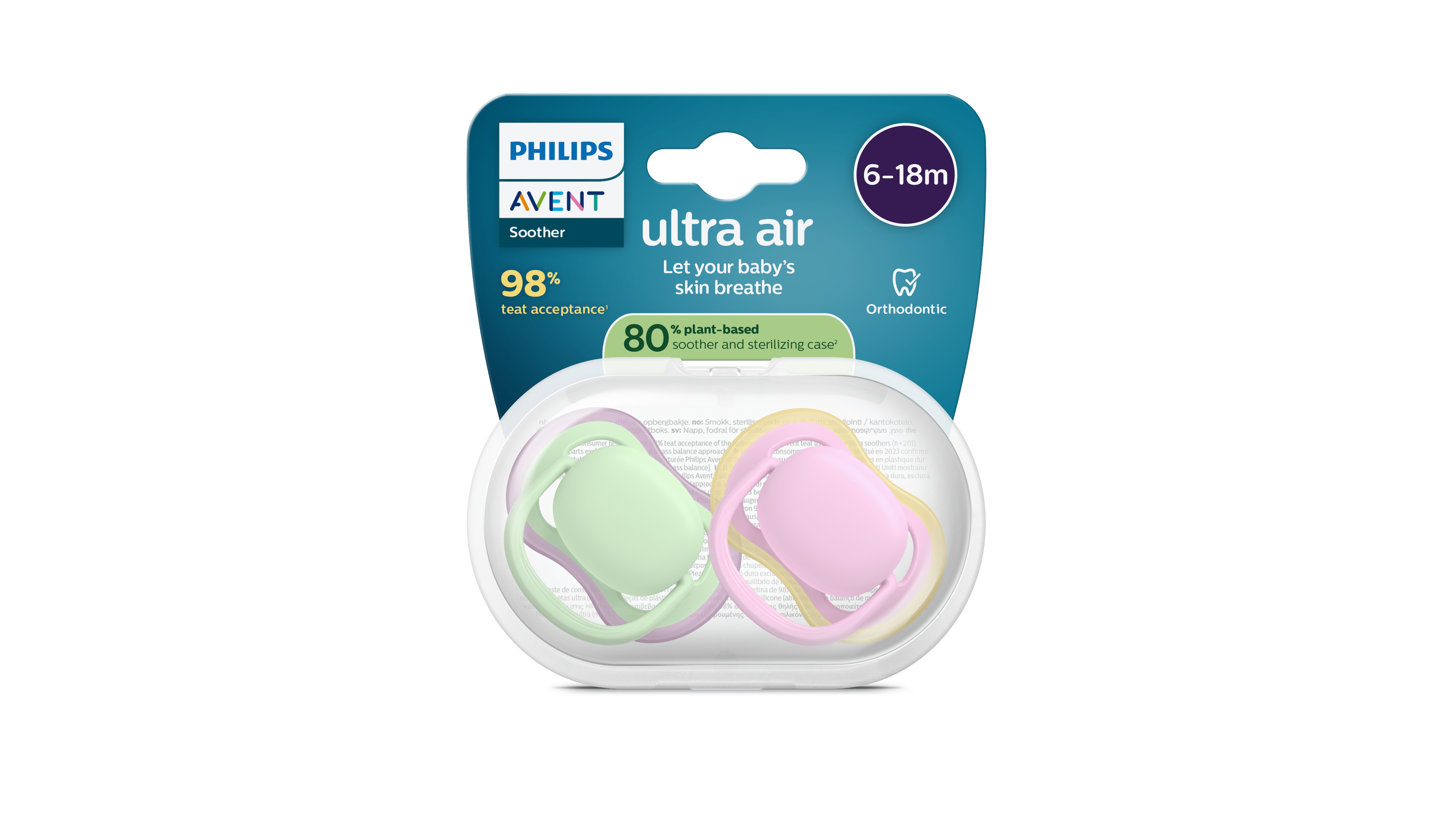 PHILIPS Avent māneklītis Ultra Air, 6-18M (2 gab) - Produkta attēls 