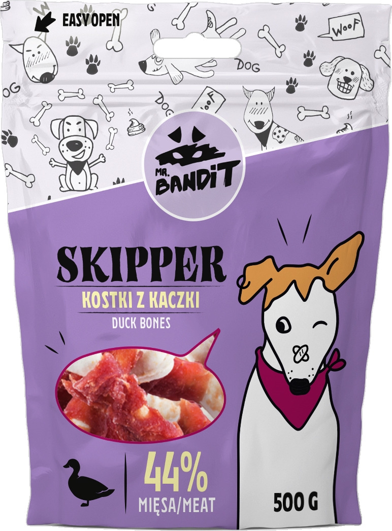 MR.BANDIT SKIPPER TĪTIE PĪLES KAULIŅI 500G - Produkta attēls 