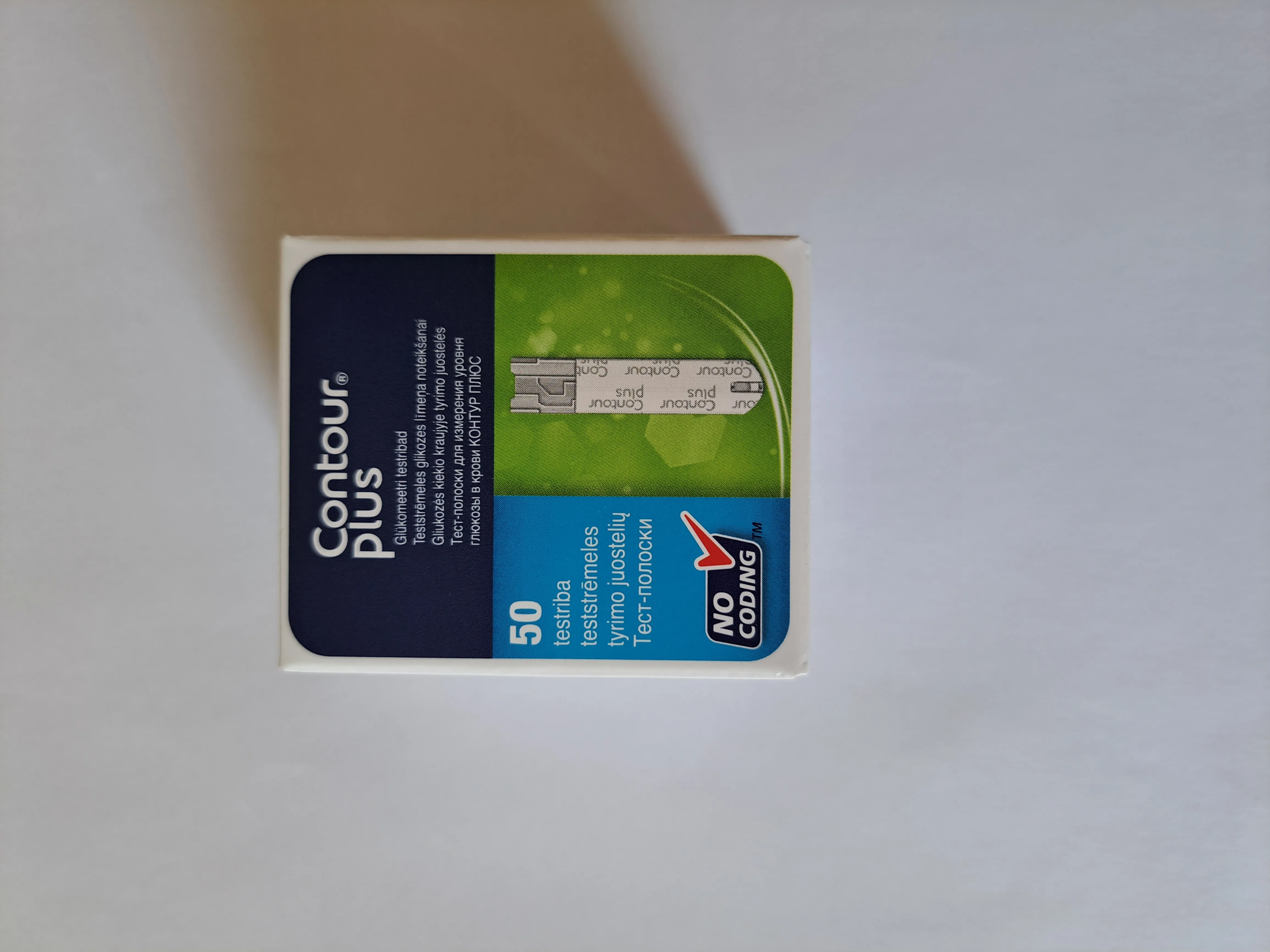 CONTOUR PLUS GLIKĒMIJAS TESTSRĒMELES - Produkta attēls 