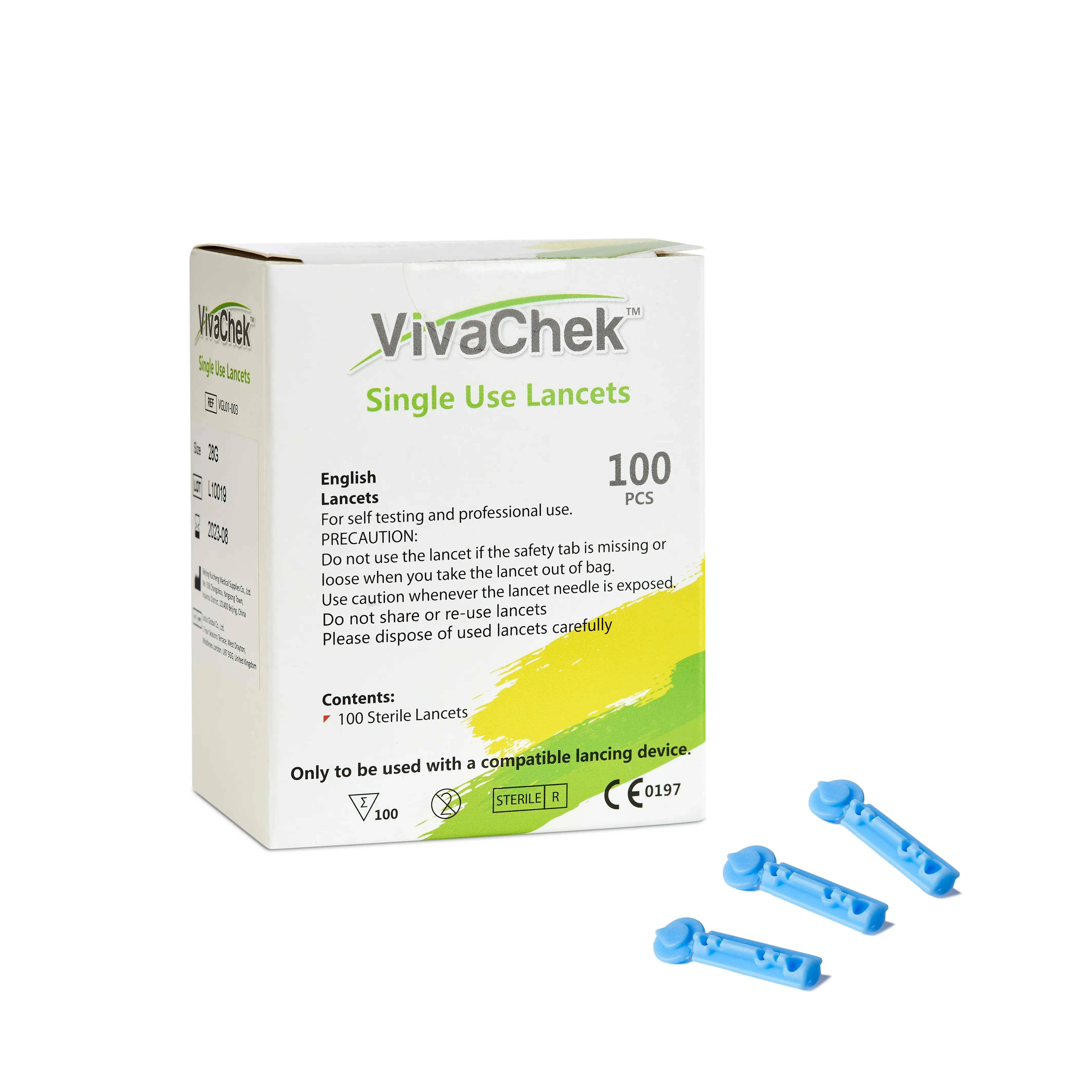VIVACHEK LANCETES N100 - Produkta attēls 