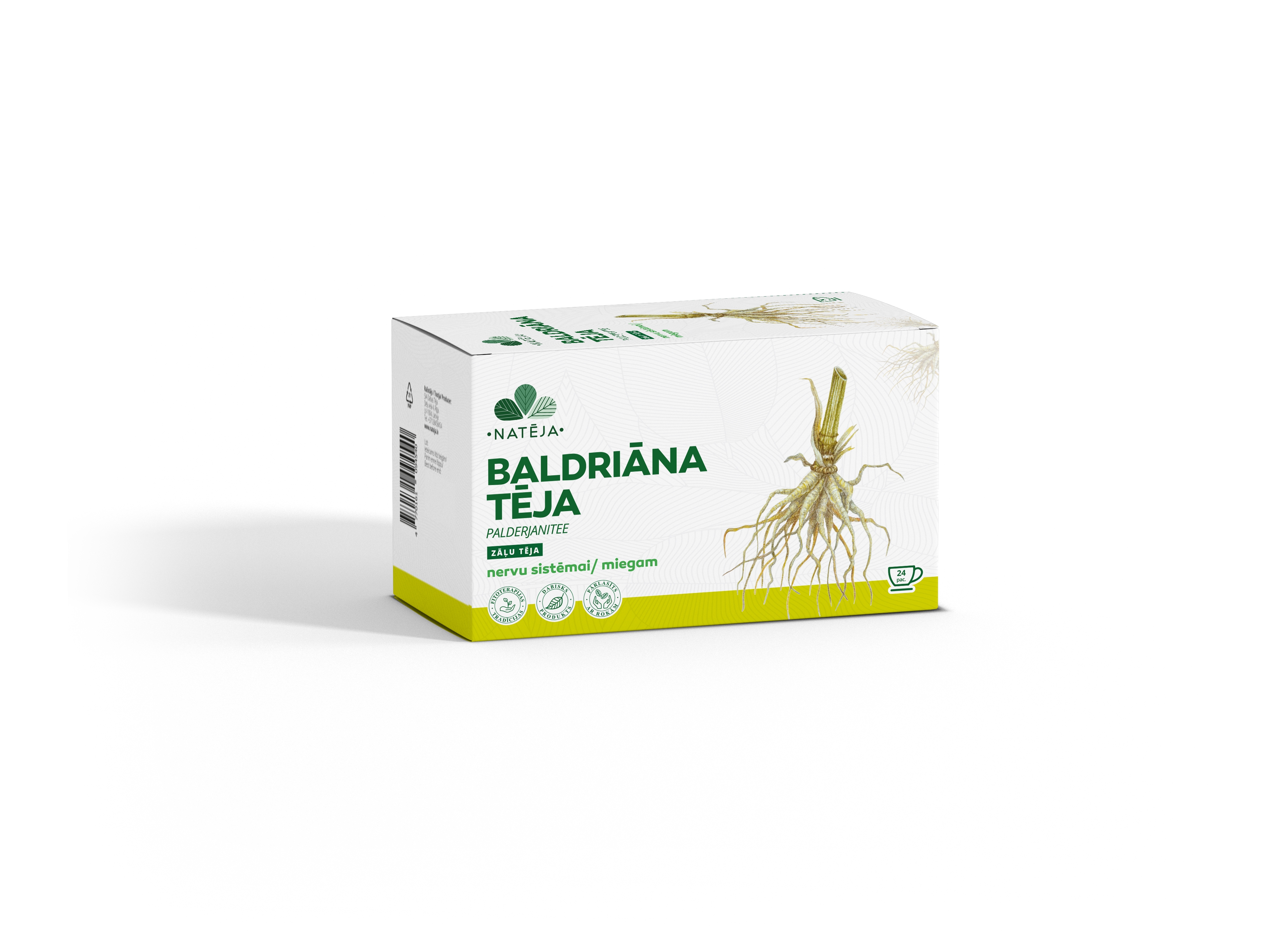 NATĒJA Baldriāna tēja, 24 gab - Produkta attēls 
