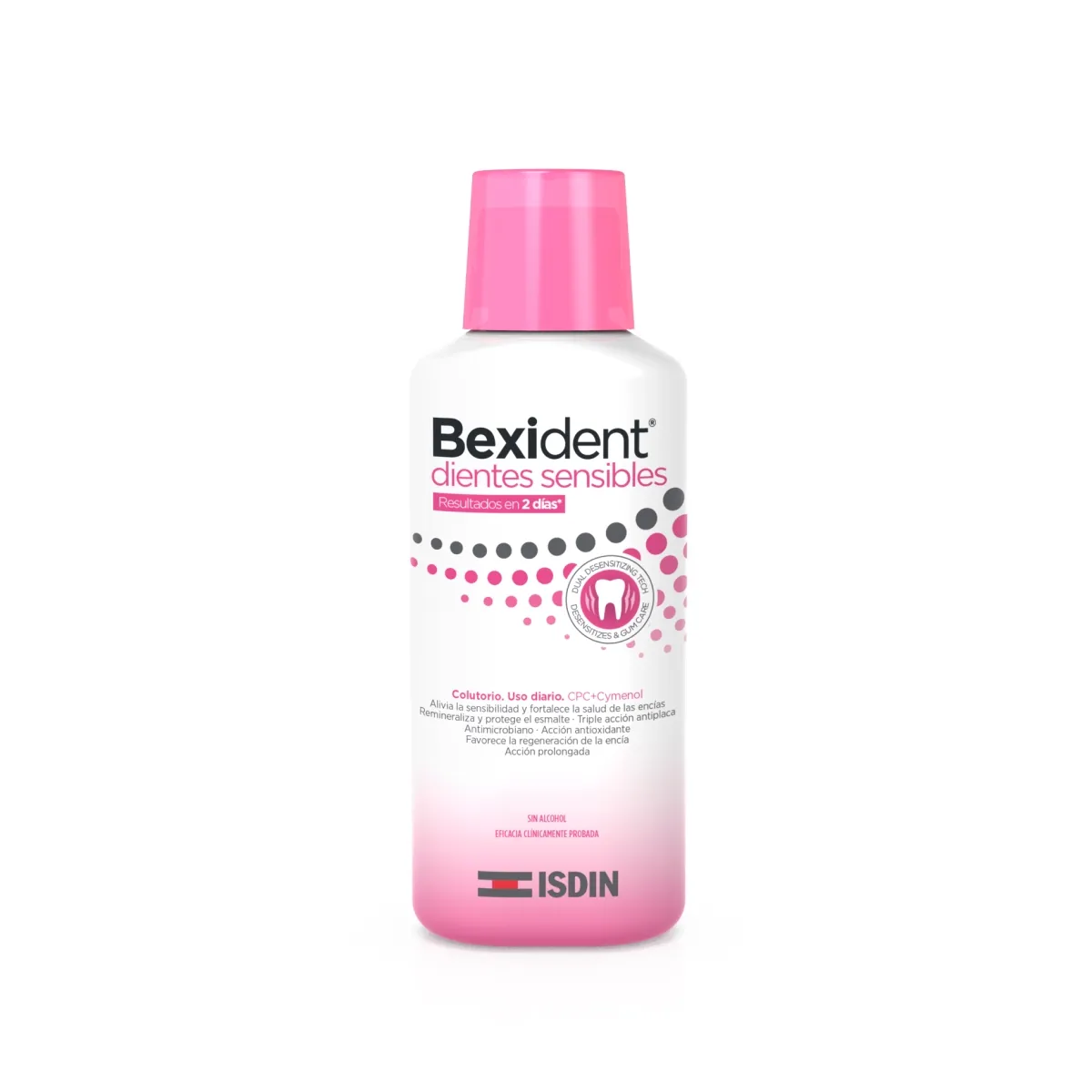 BEXIDENT mutes skalojamais līdzeklis jūtīgiem zobiem, 250 ml - Produkta attēls 