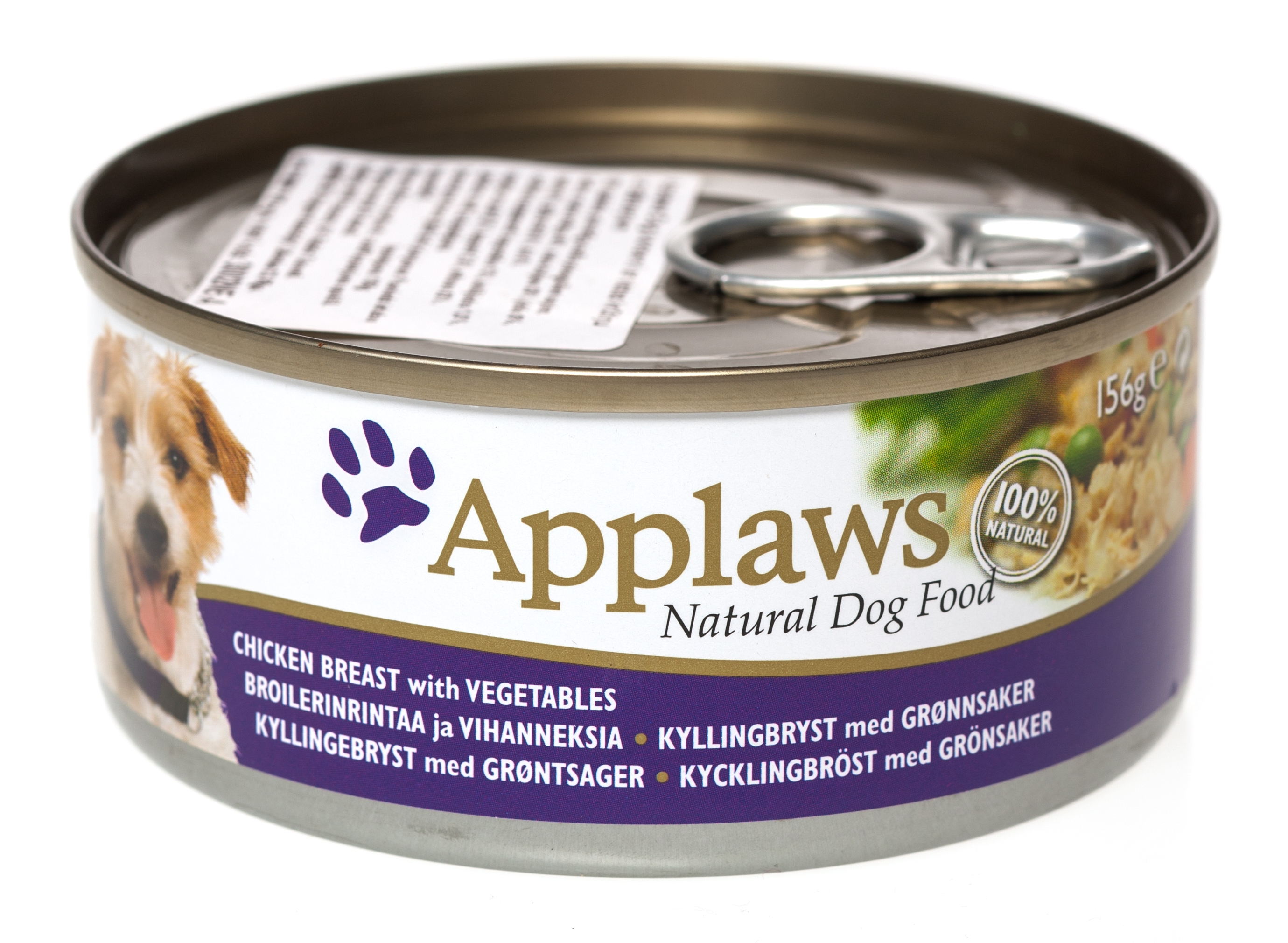 Applaws suņu konservēta barība vista/dārzeņi 156g - Produkta attēls 