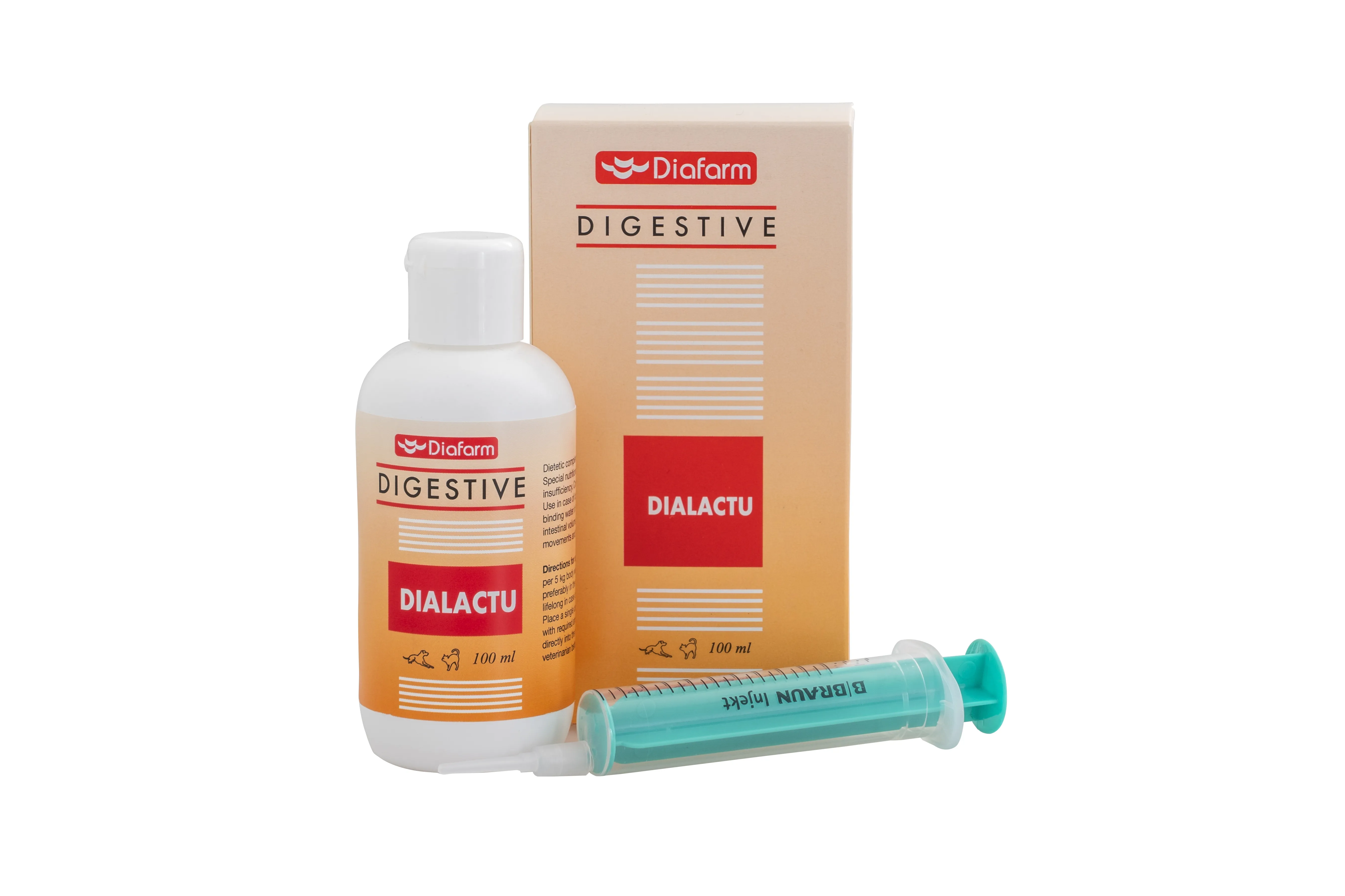 Diafarm Dialactu suņīem, kaķiem 100ml - Produkta attēls 