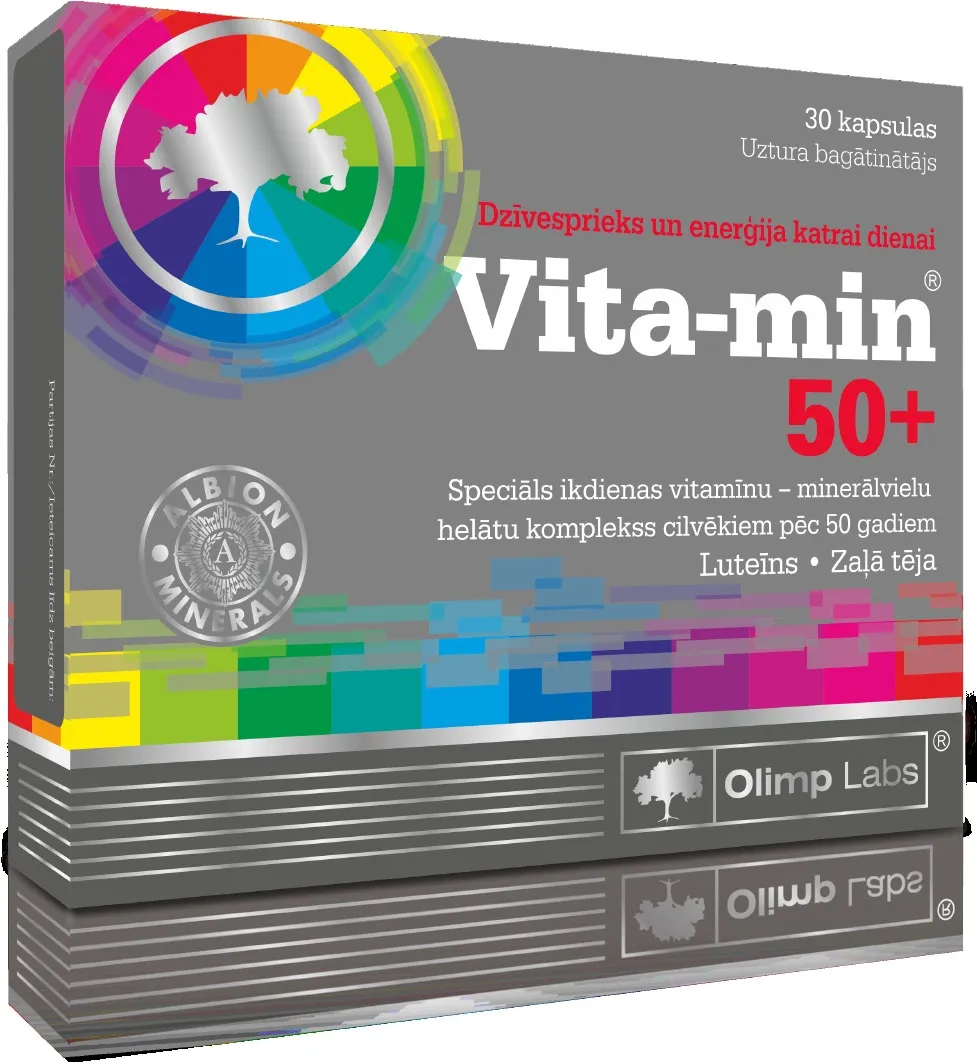 OLIMPLABS VITA-MIN 50+ CPS N30 - Produkta attēls 