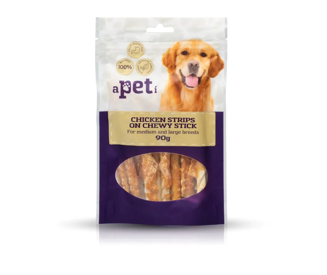 APETI VISTAS STRĒMELES UZ KOŠĻ. NŪJIŅĀM SUŅIEM 90G - Produkta attēls 