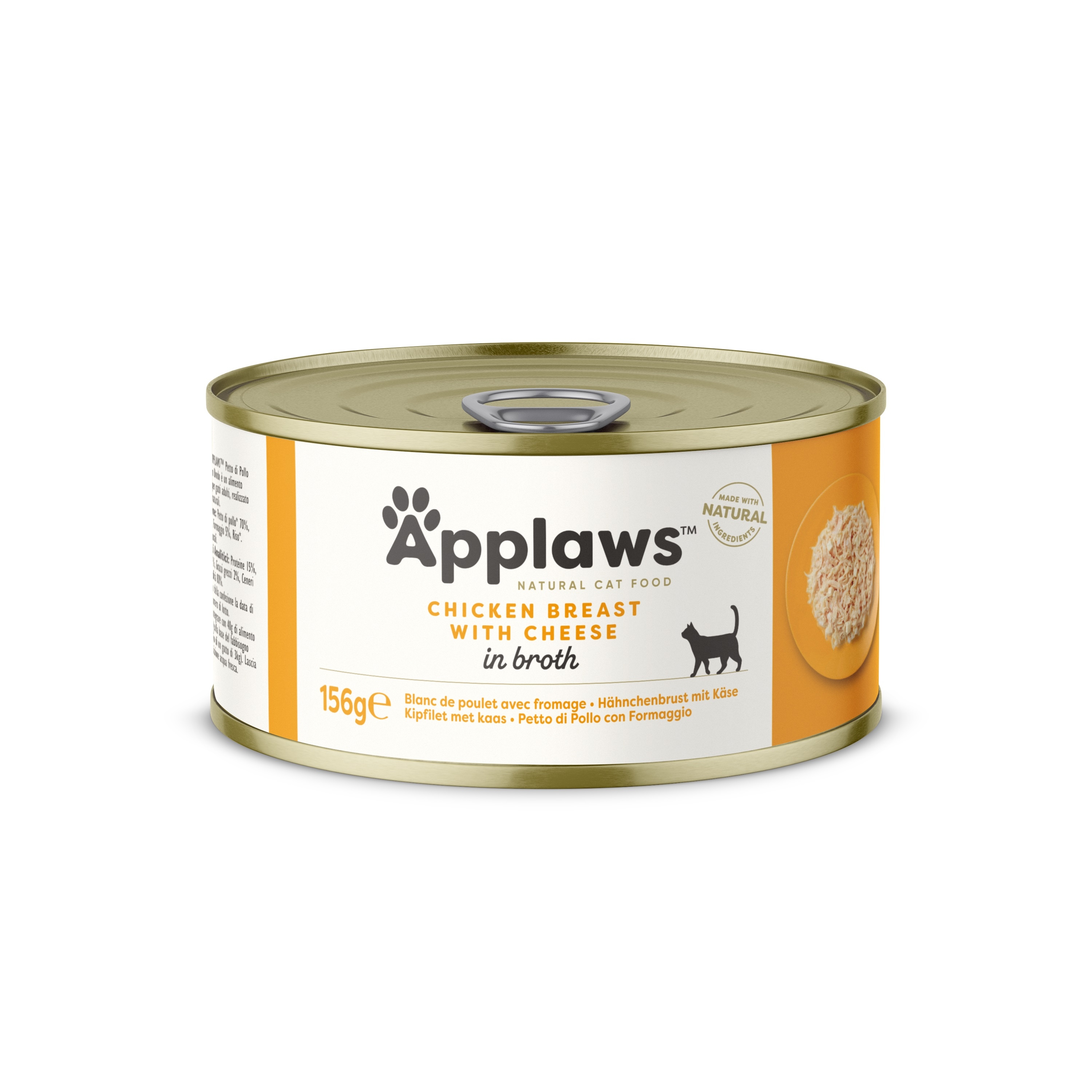 Applaws kaķu konservēta barība vista/siers 156g - Produkta attēls 