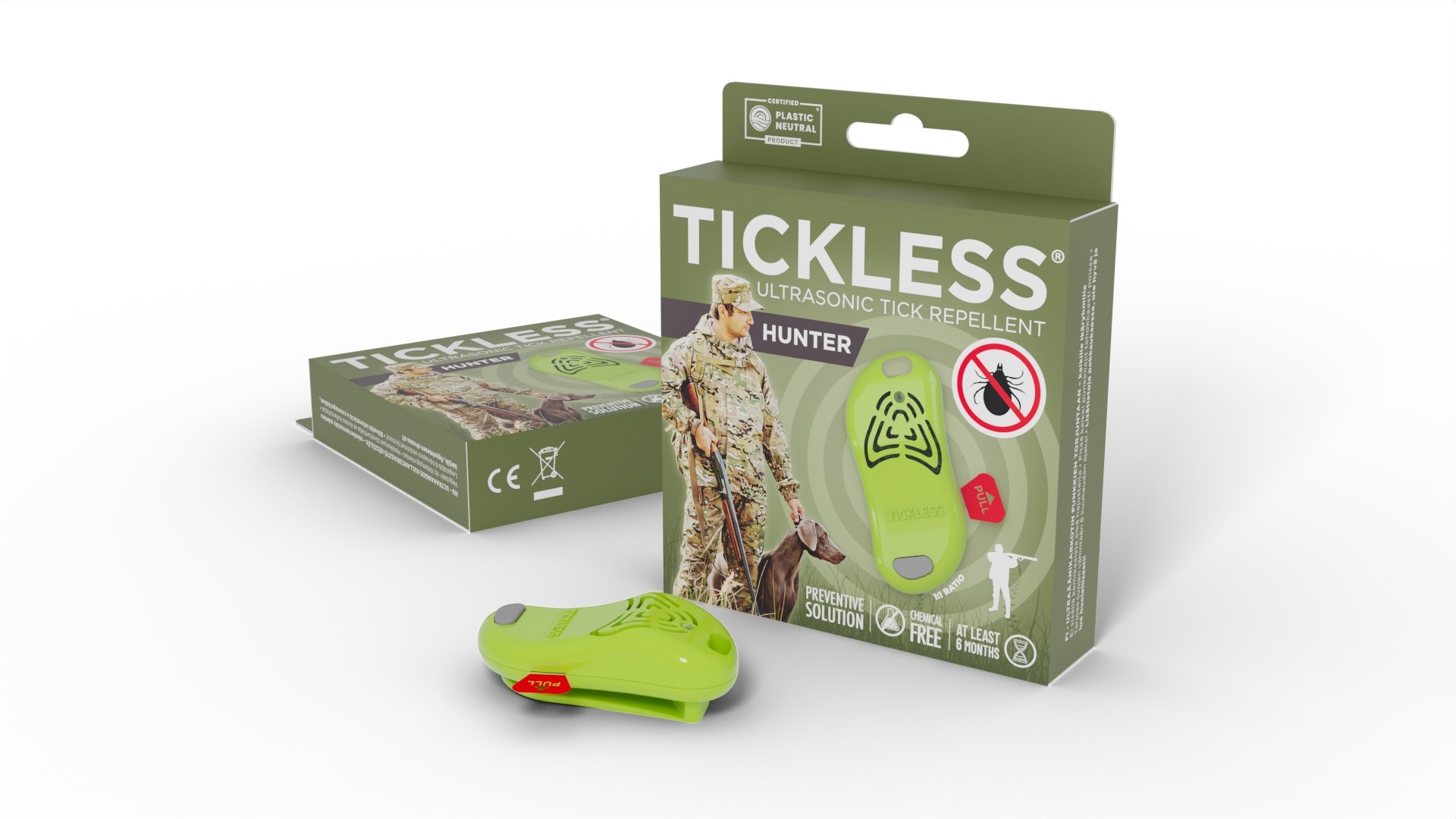 Tickless Hunter ultraskaņas repelenta ierīce, zaļa - Produkta attēls 