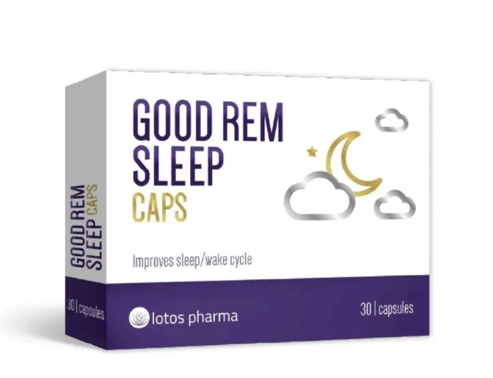 GOOD REM SLEEP kapsulas, 30 gab - Produkta attēls 